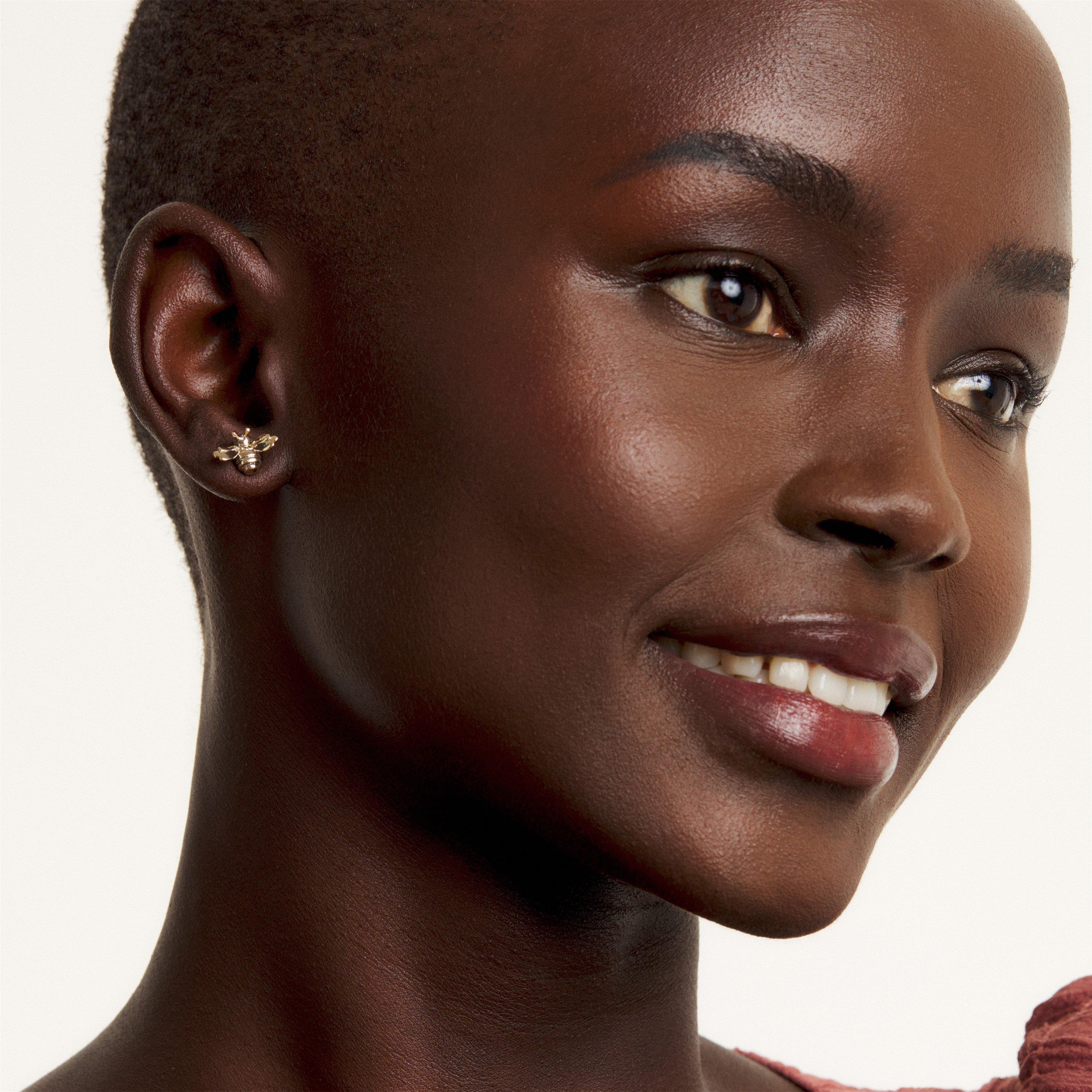 Brushed Gold - Ted Baker - Women's Beelii Stud Earrings - 2