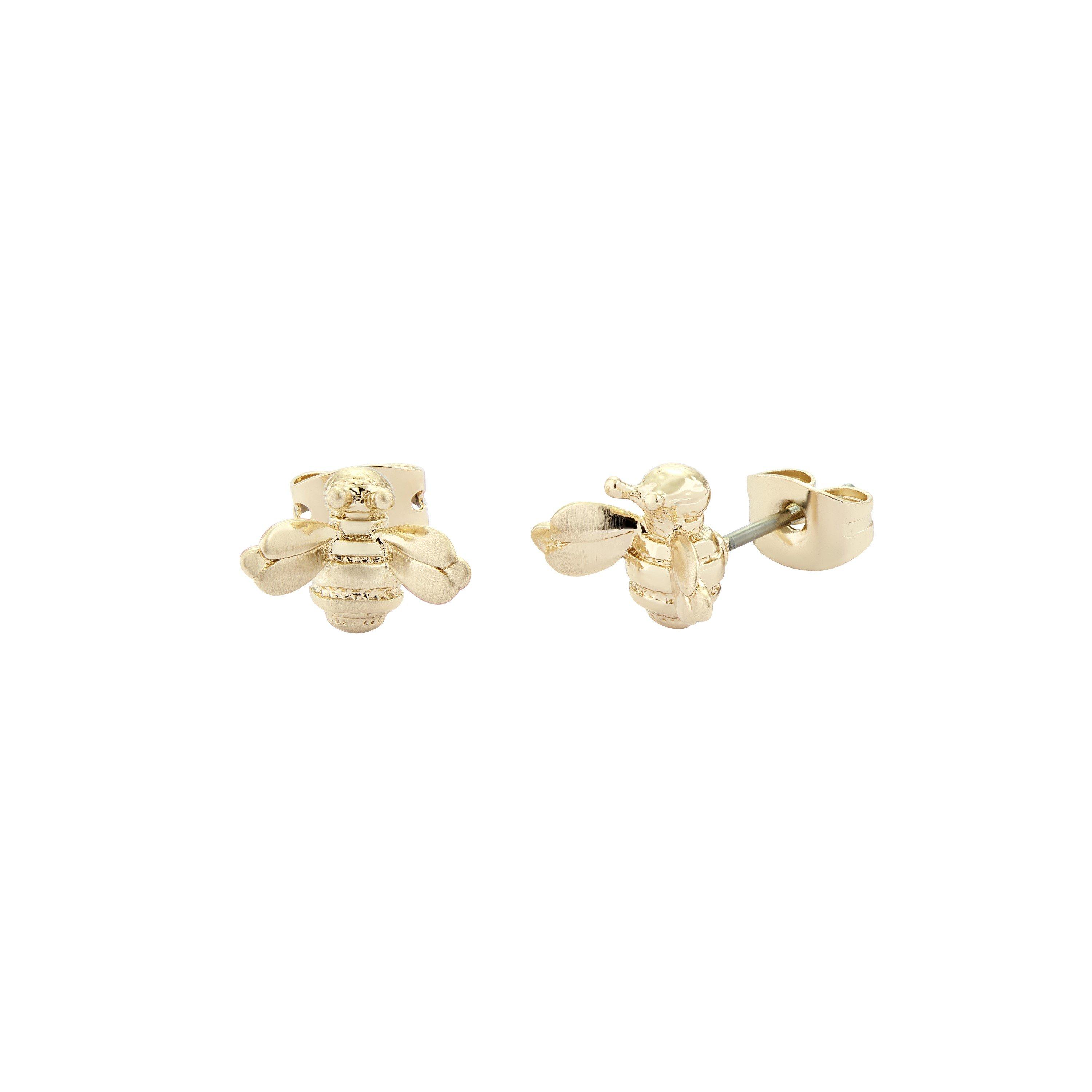 Brushed Gold - Ted Baker - Women's Beelii Stud Earrings - 3