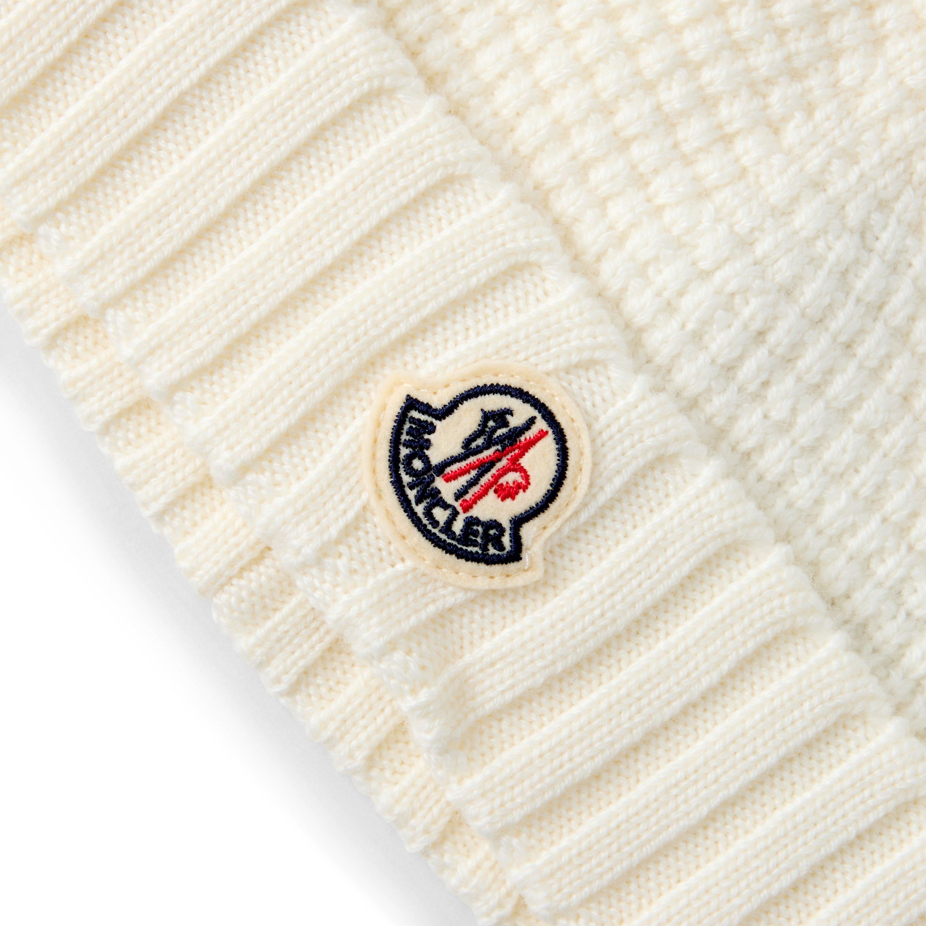 White 040 - Moncler - Bear Wool Beanie - 3