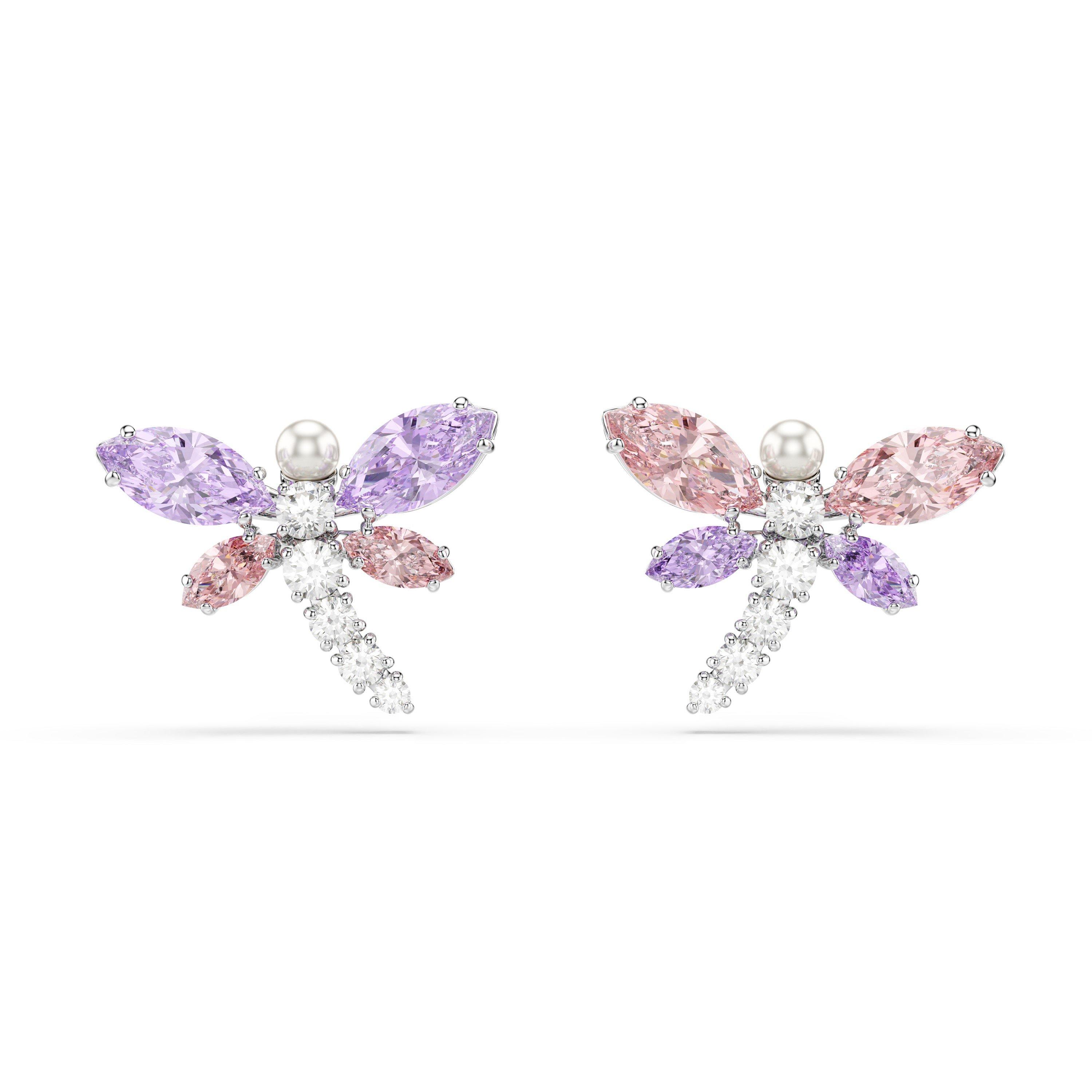 Swarovski Swarovski x Ariana Grande Dragonfly Stud Earrings - MUL/RHS