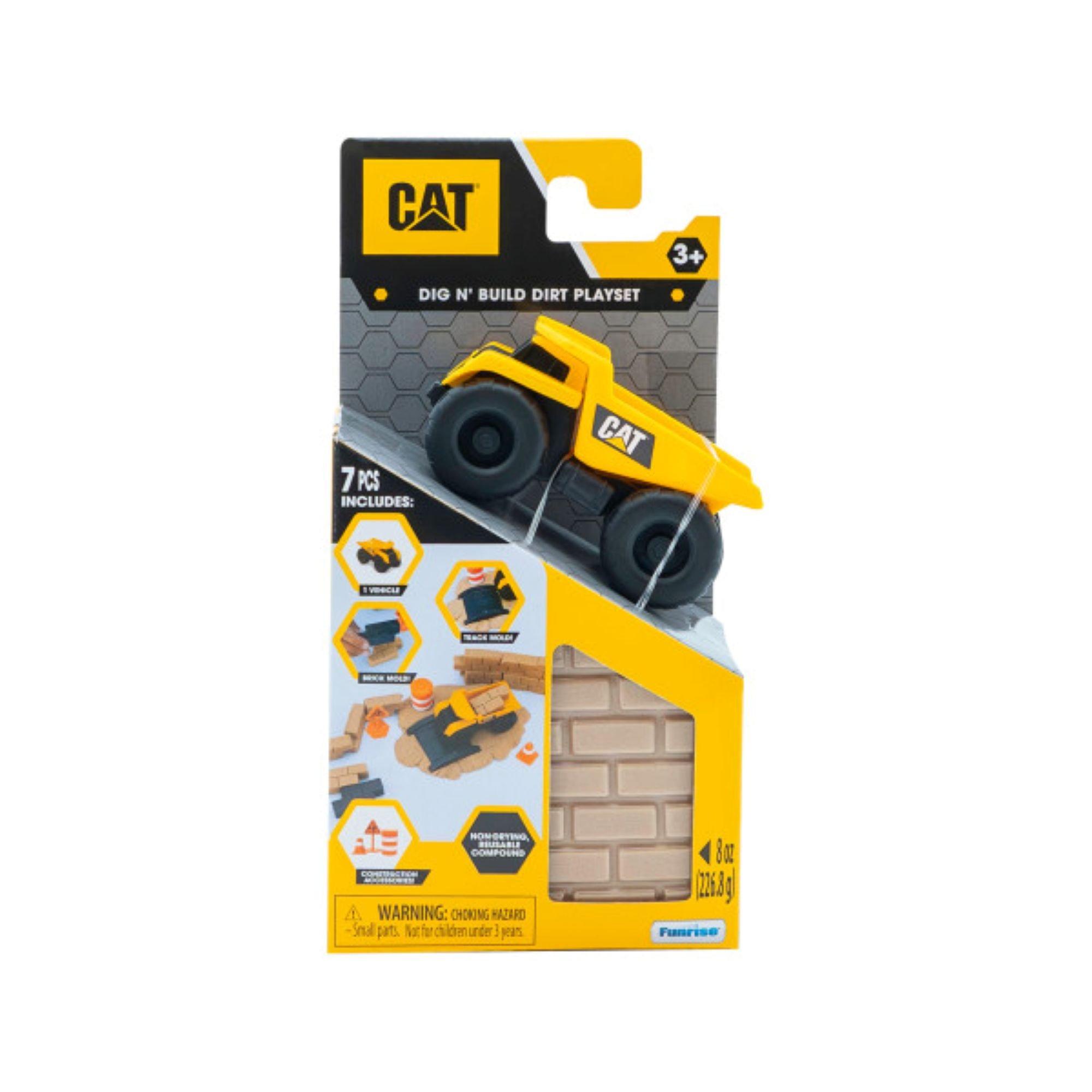 8oz Assortment - U and I Entertainment - CAT Construction Toys Dig N Build Concrete Playset with 8 oz of Epic Sand - 1