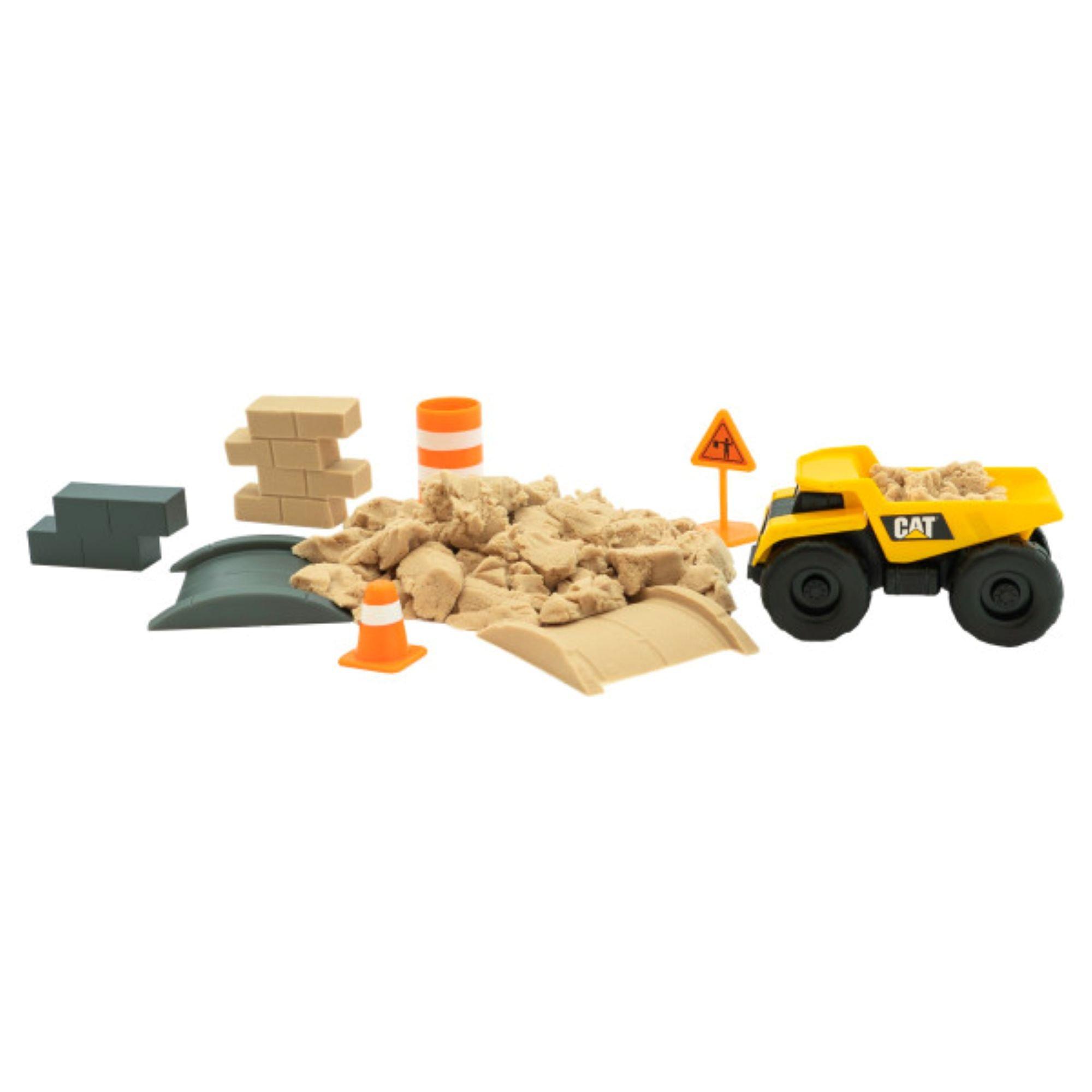 8oz Assortment - U and I Entertainment - CAT Construction Toys Dig N Build Concrete Playset with 8 oz of Epic Sand - 3