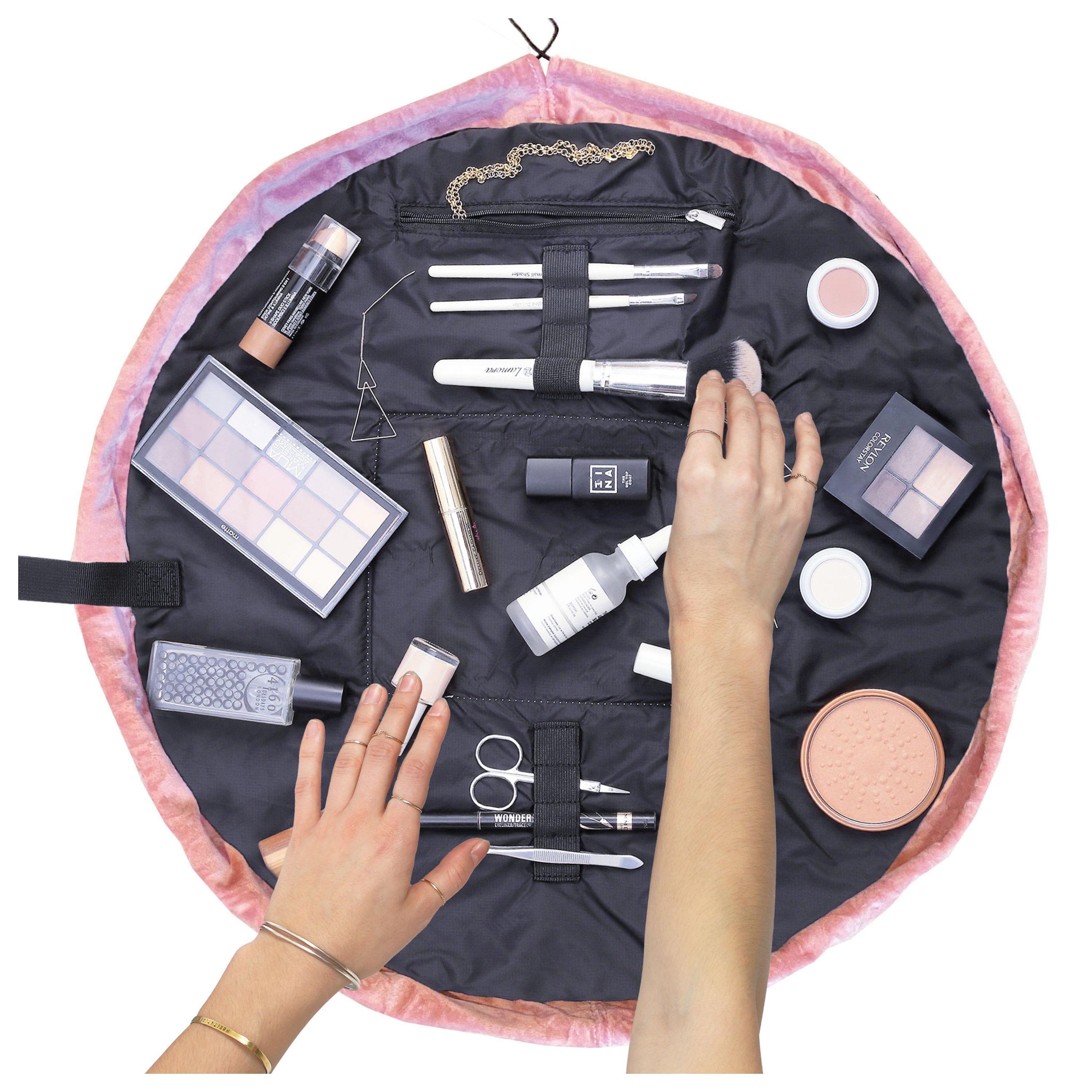 Pink Velvet - The Flat Lay Co. - Full Size Drawstring - 3