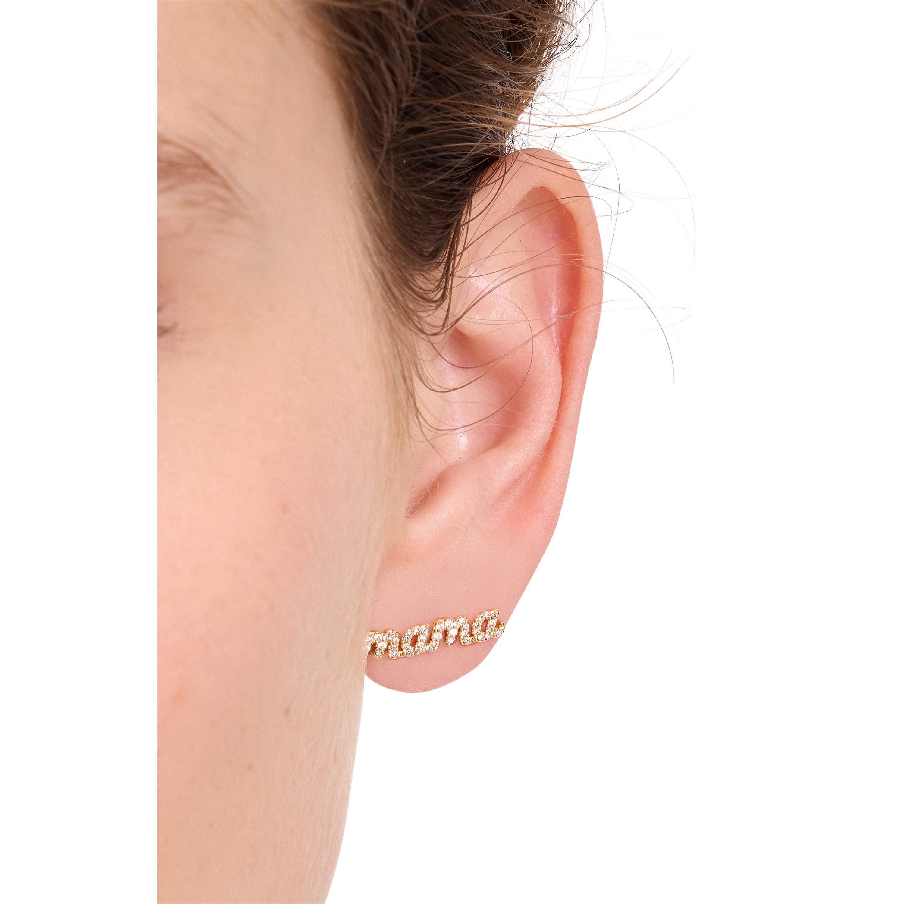 Clear/Gold - Kate Spade - Women's Stud Earrings - 2