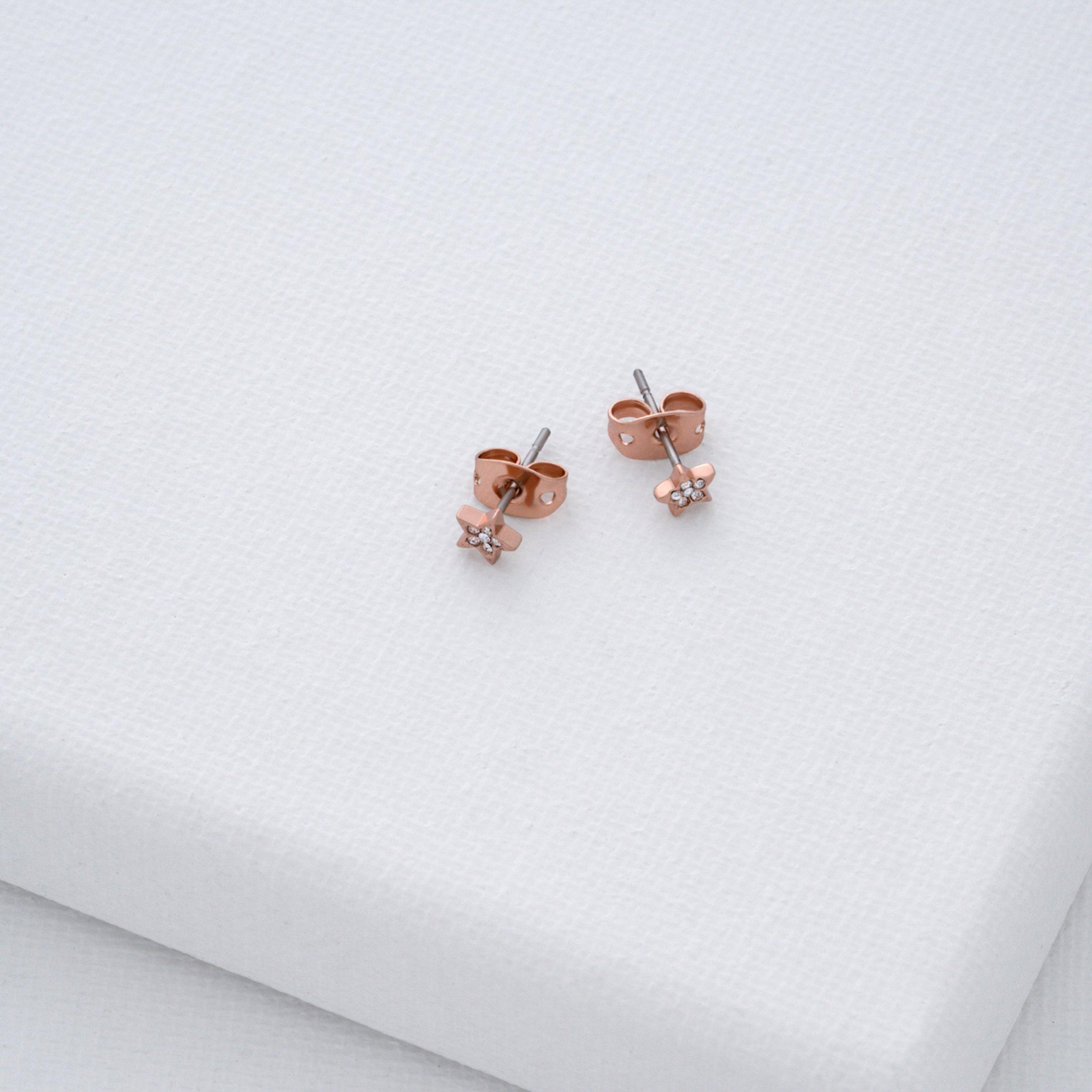Rose Gold Tone - Ted Baker - Women's Sidney Stud Earrings - 4