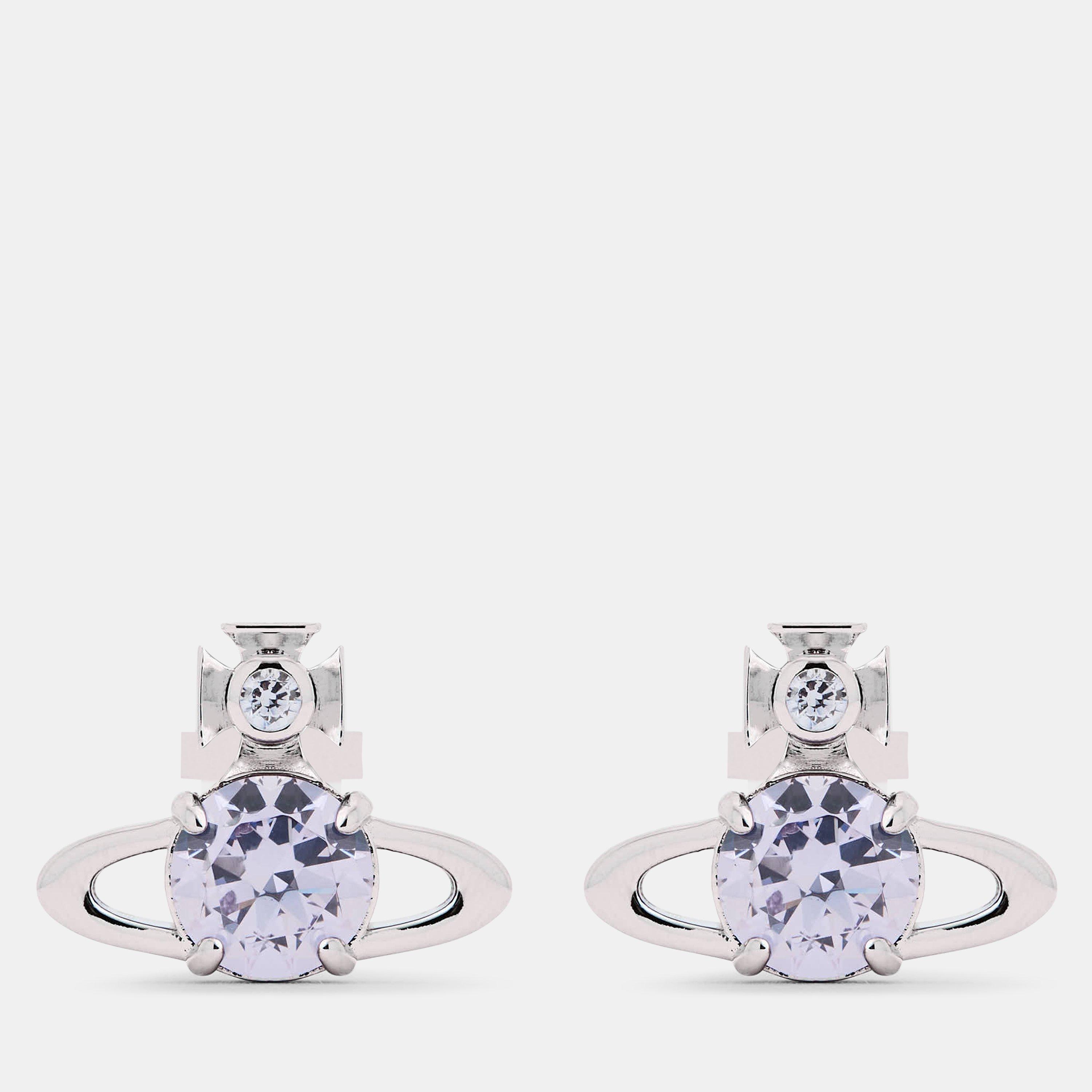 Plat/Lilac - Vivienne Westwood - Reina Large Earrings - 1