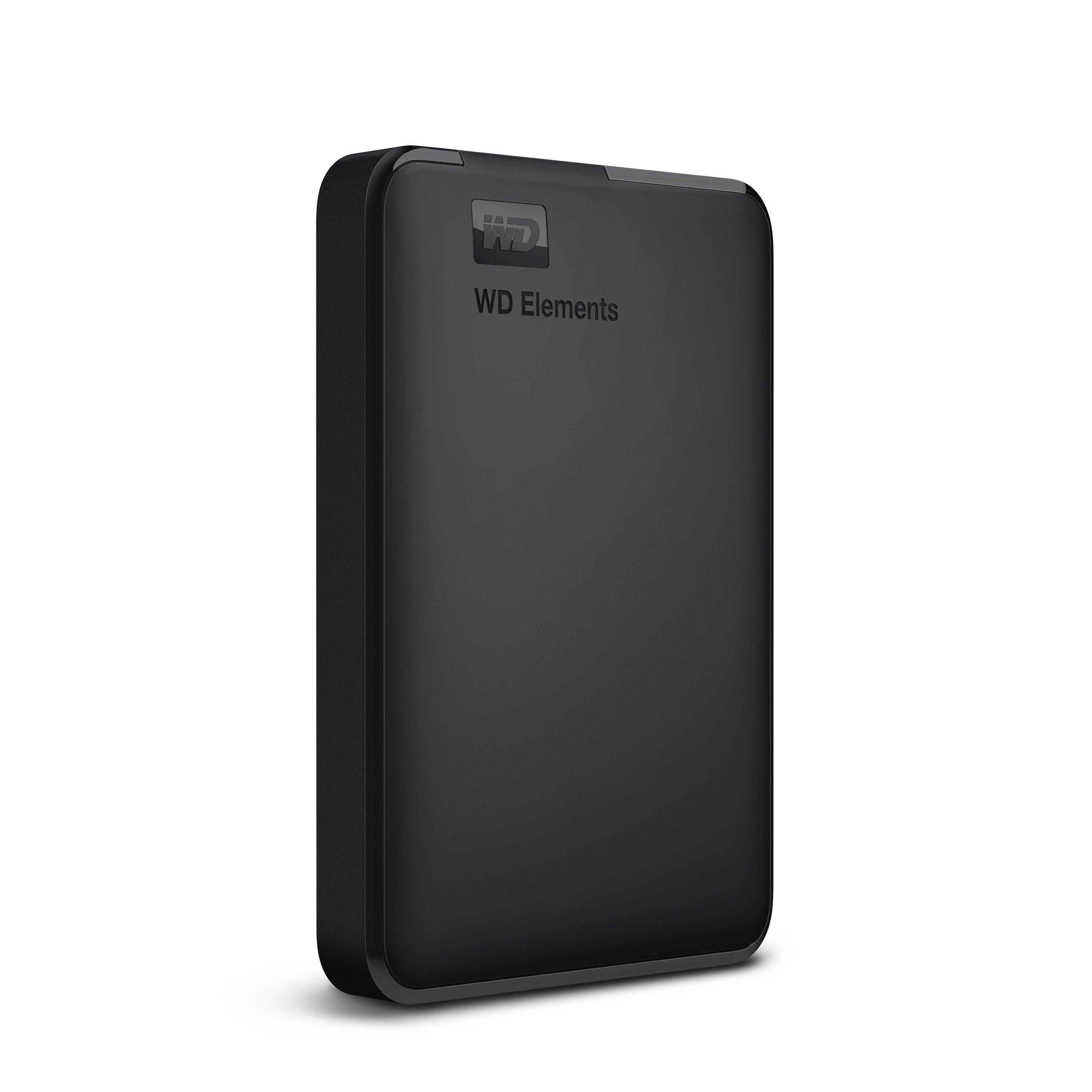 Noir - Western Digital - WD 4TB Elements Portable External Hard Drive WDBU6Y0040BBK-WESN - 3