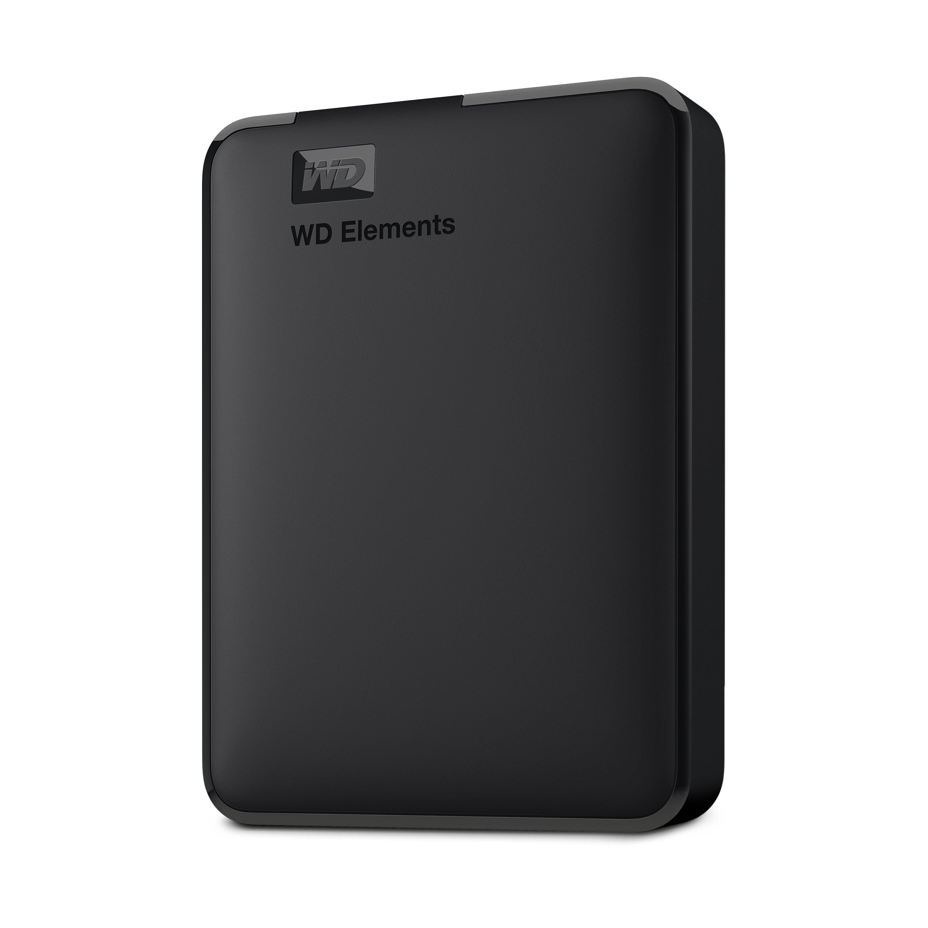 Noir - Western Digital - WD 4TB Elements Portable External Hard Drive WDBU6Y0040BBK-WESN - 4