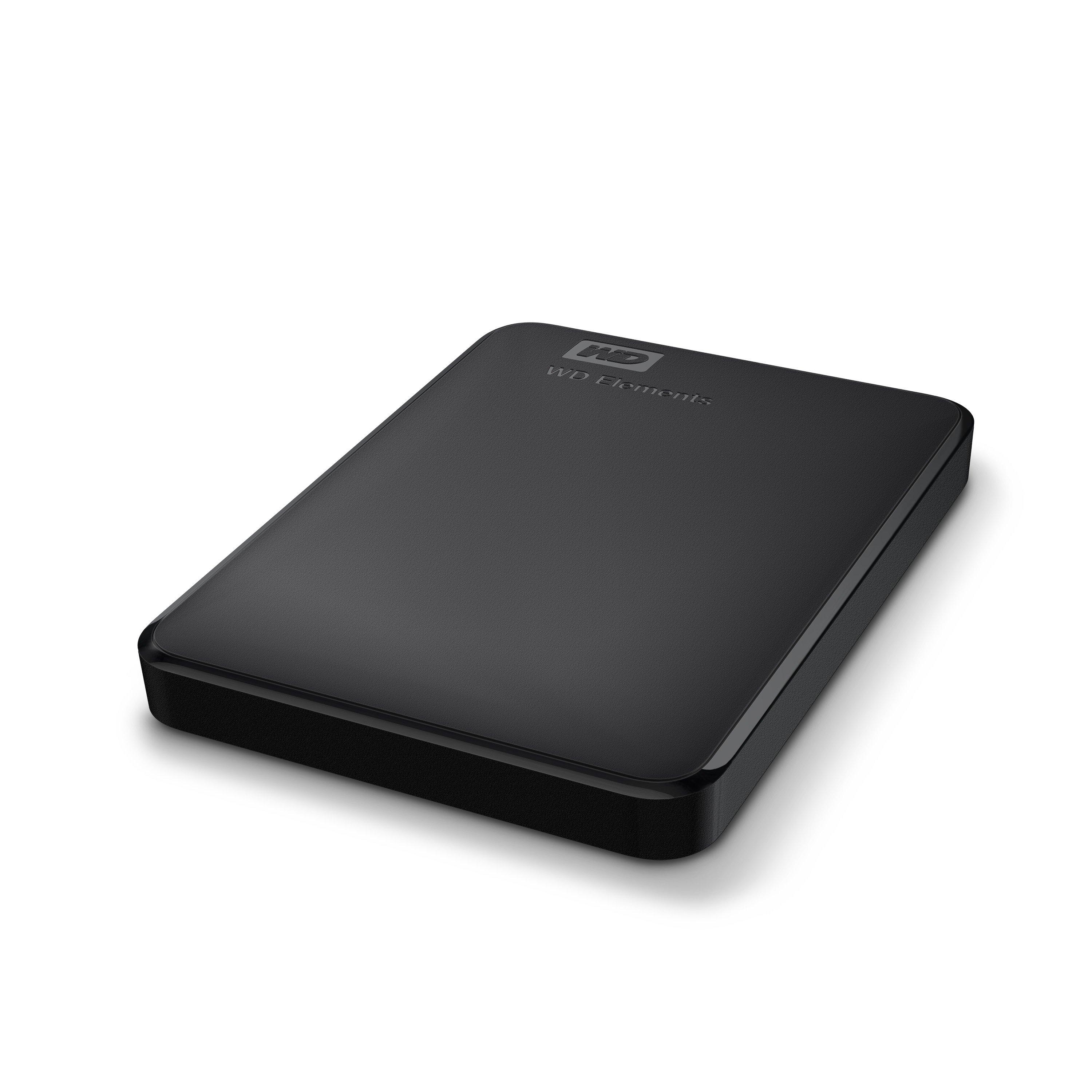 Noir - Western Digital - WD 4TB Elements Portable External Hard Drive WDBU6Y0040BBK-WESN - 6