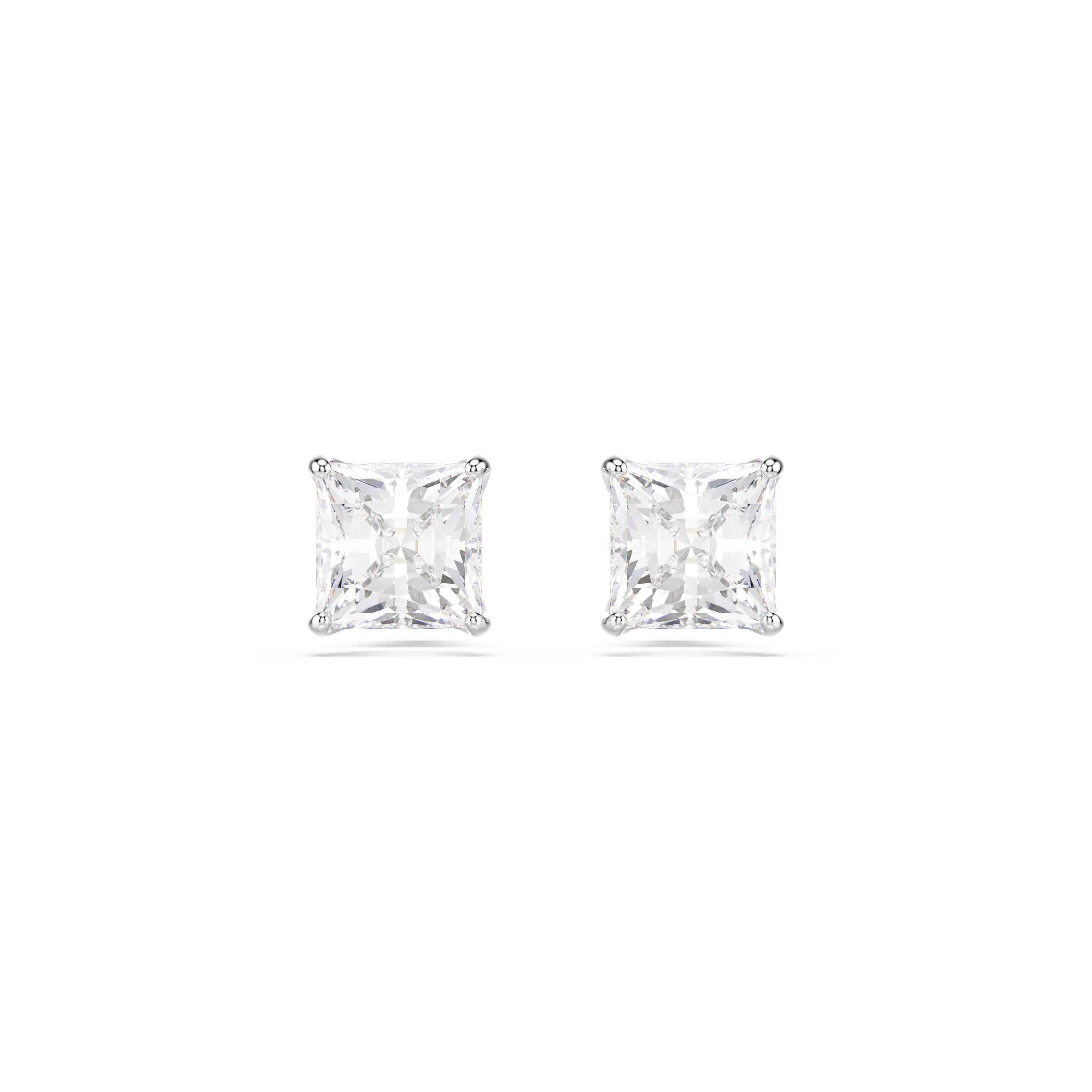Swarovski Women's Stilla Stud Earrings - Silver/Crystal