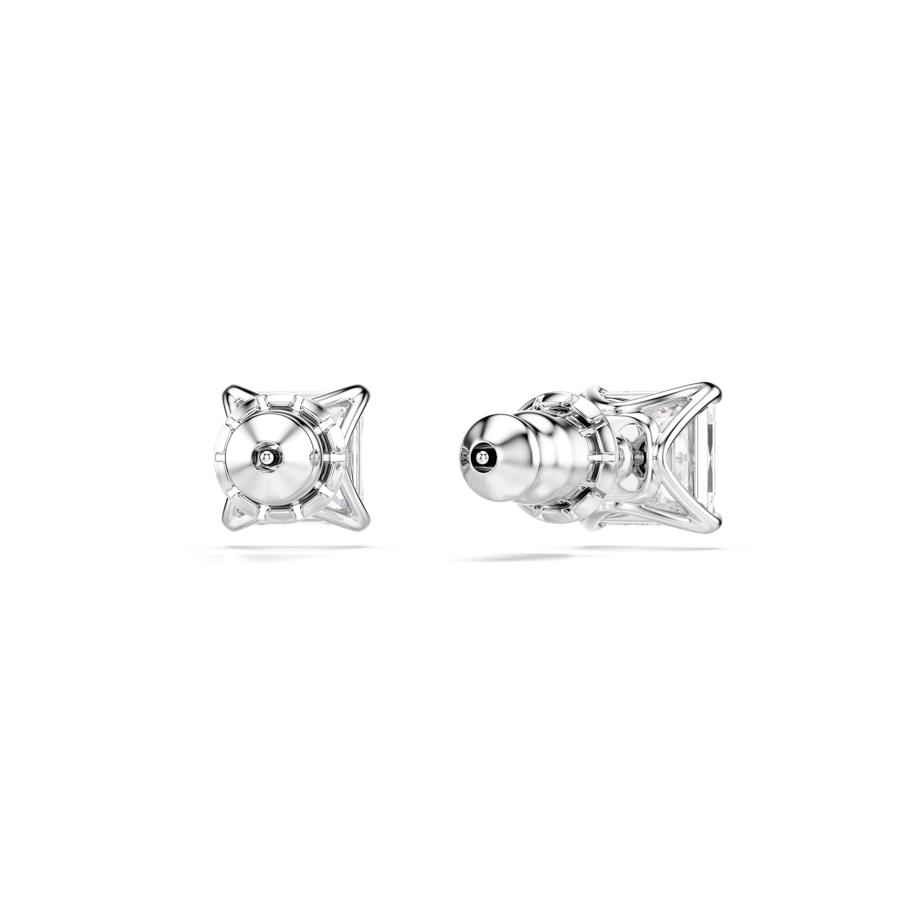 Silver/Crystal - Swarovski - Women's Stilla Stud Earrings - 3