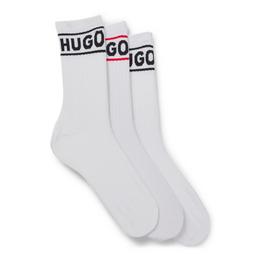 Hugo 3 Pack Ribbed Sporty Socks