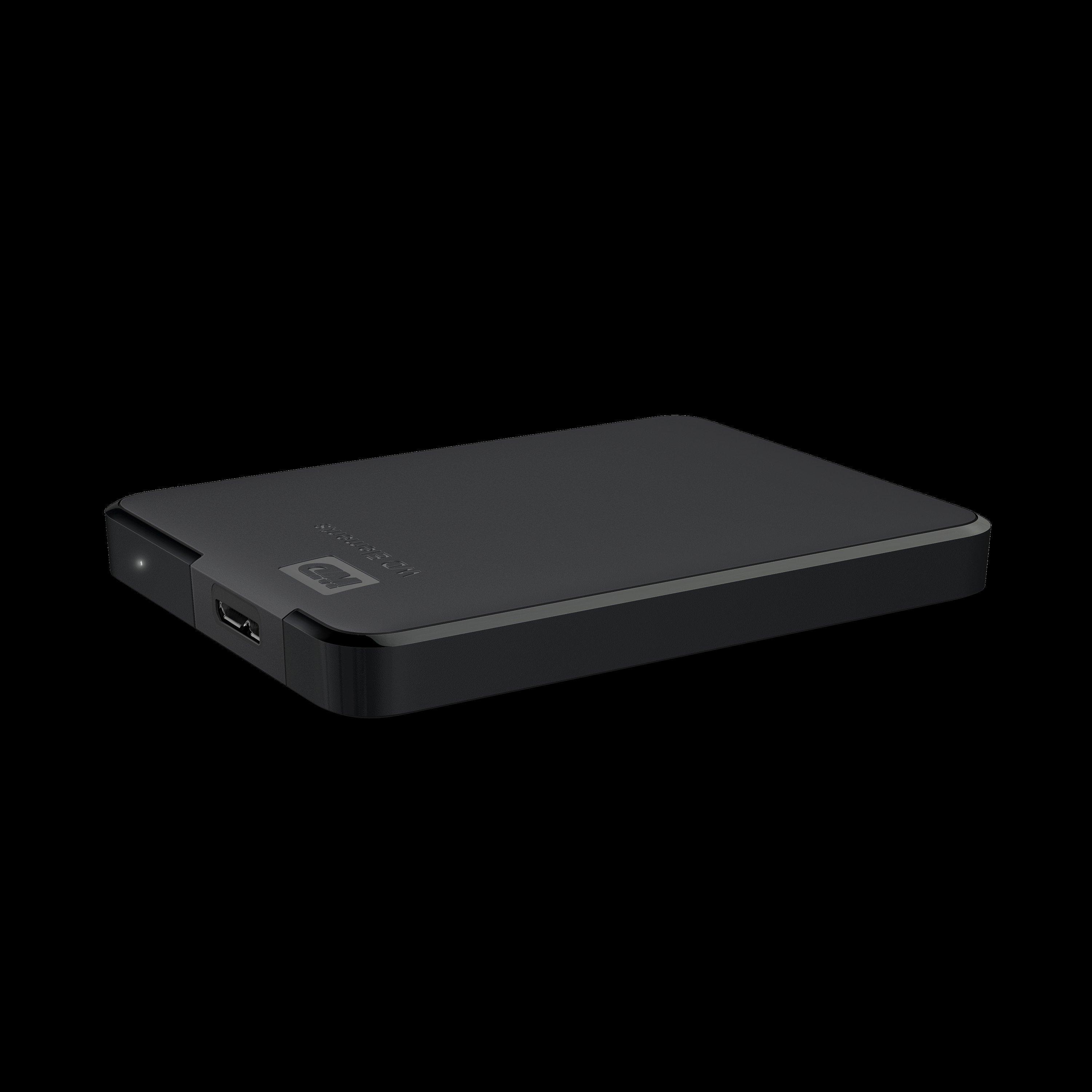 Schwarz - Western Digital - WD 1TB Portable External Hard Drive - 3