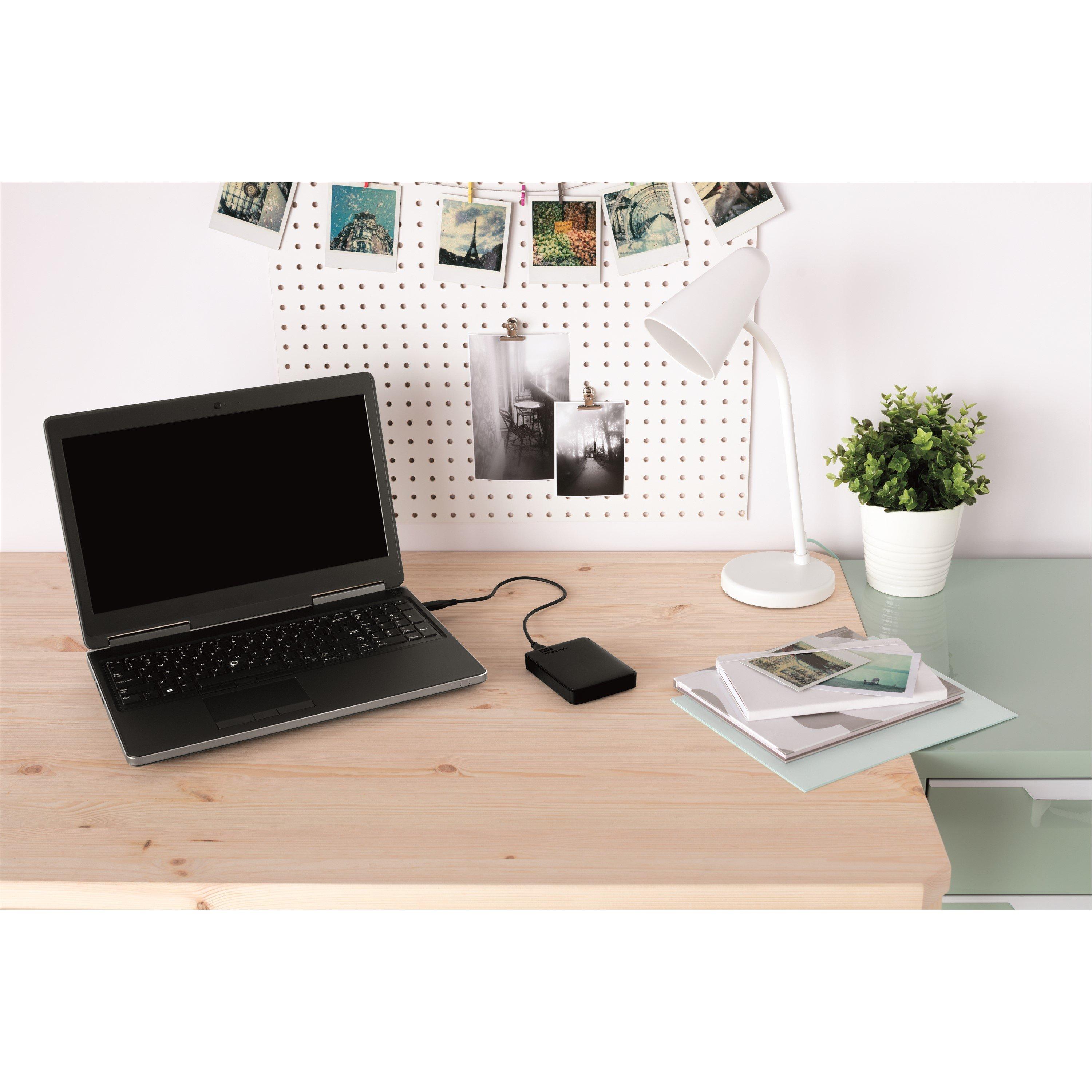Schwarz - Western Digital - WD 1TB Portable External Hard Drive - 4