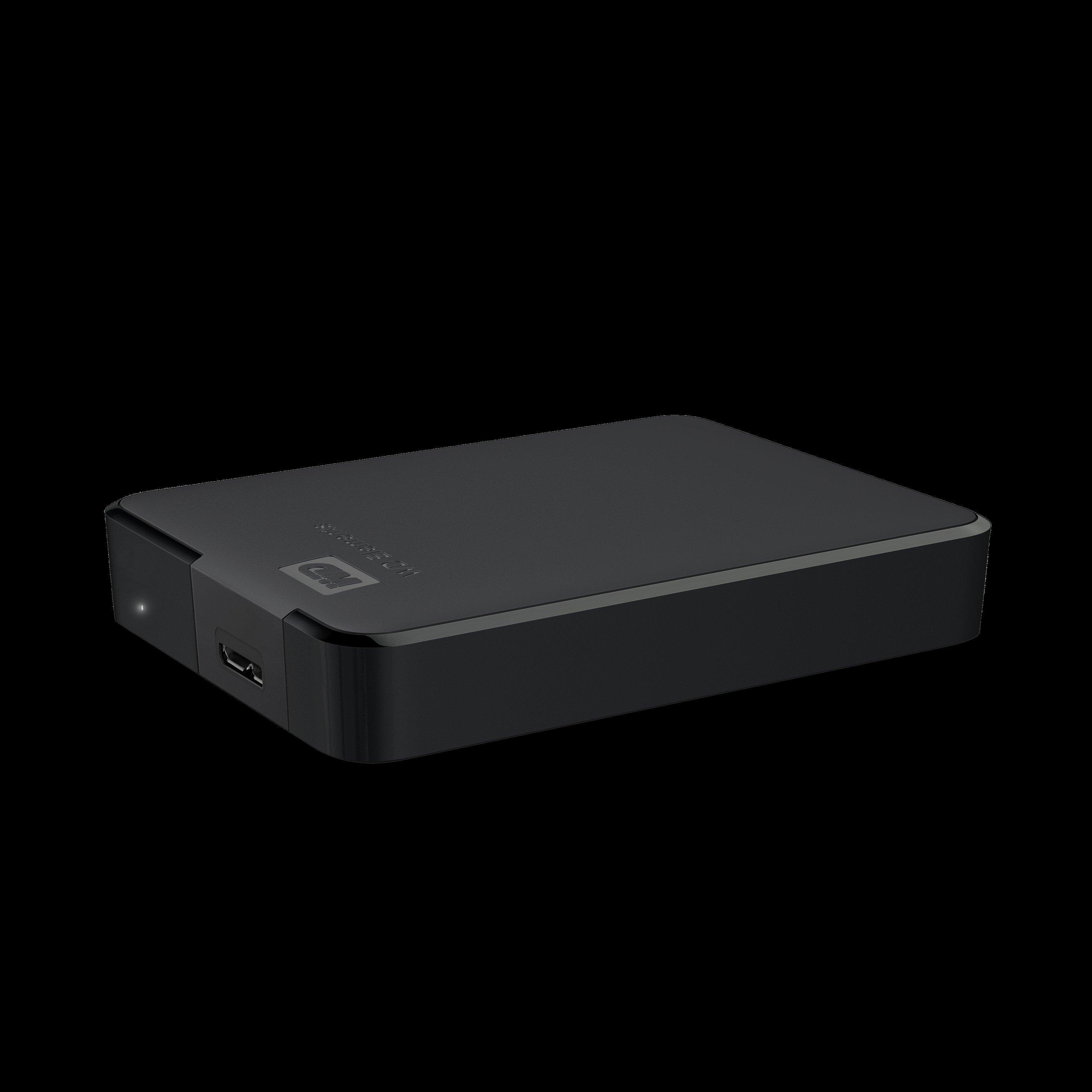 Zwart - Western Digital - WD 4TB Portable External Hard Drive - 3