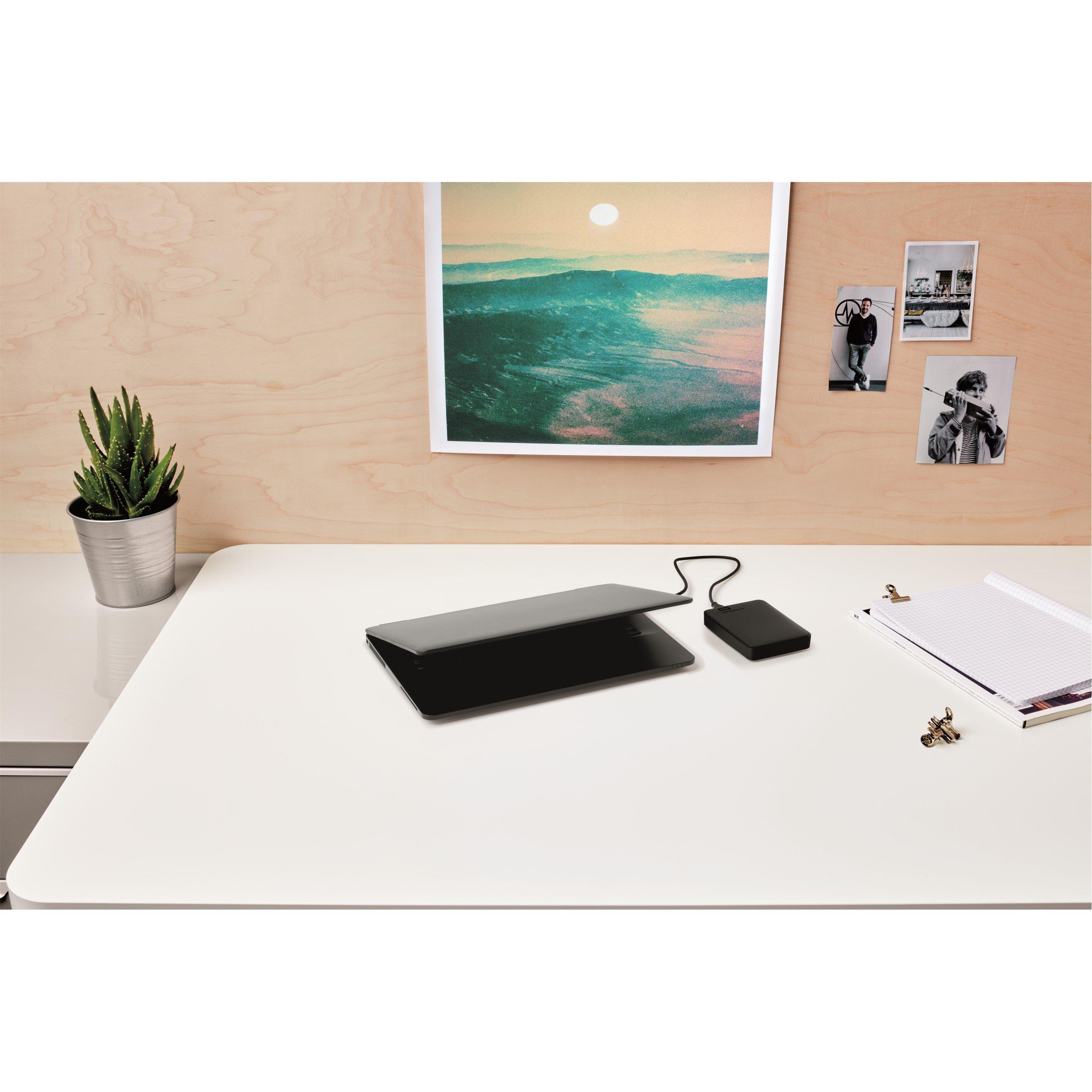 Zwart - Western Digital - WD 4TB Portable External Hard Drive - 5