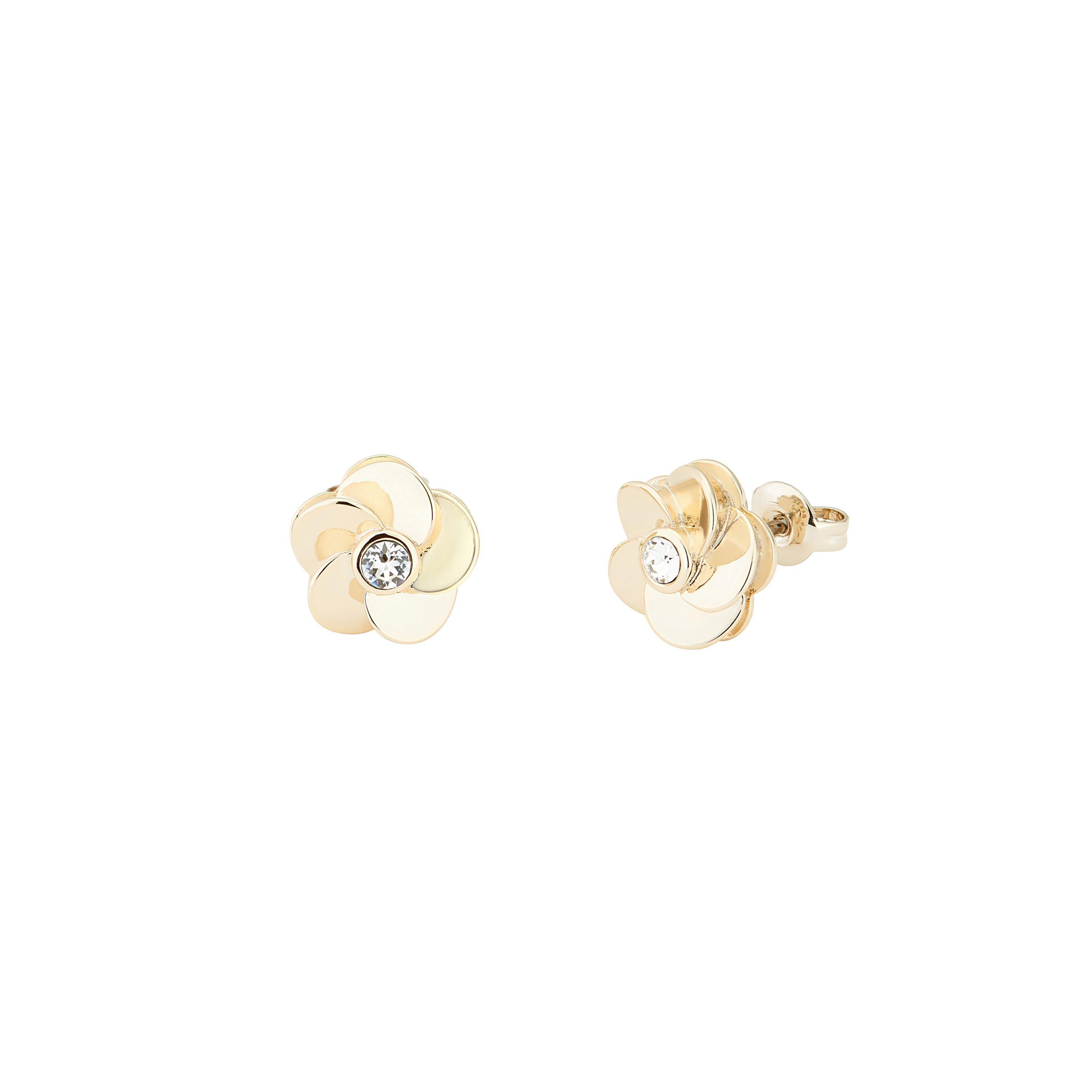Gold/Crystal - Ted Baker - Women's Pelipa Stud Earrings - 3