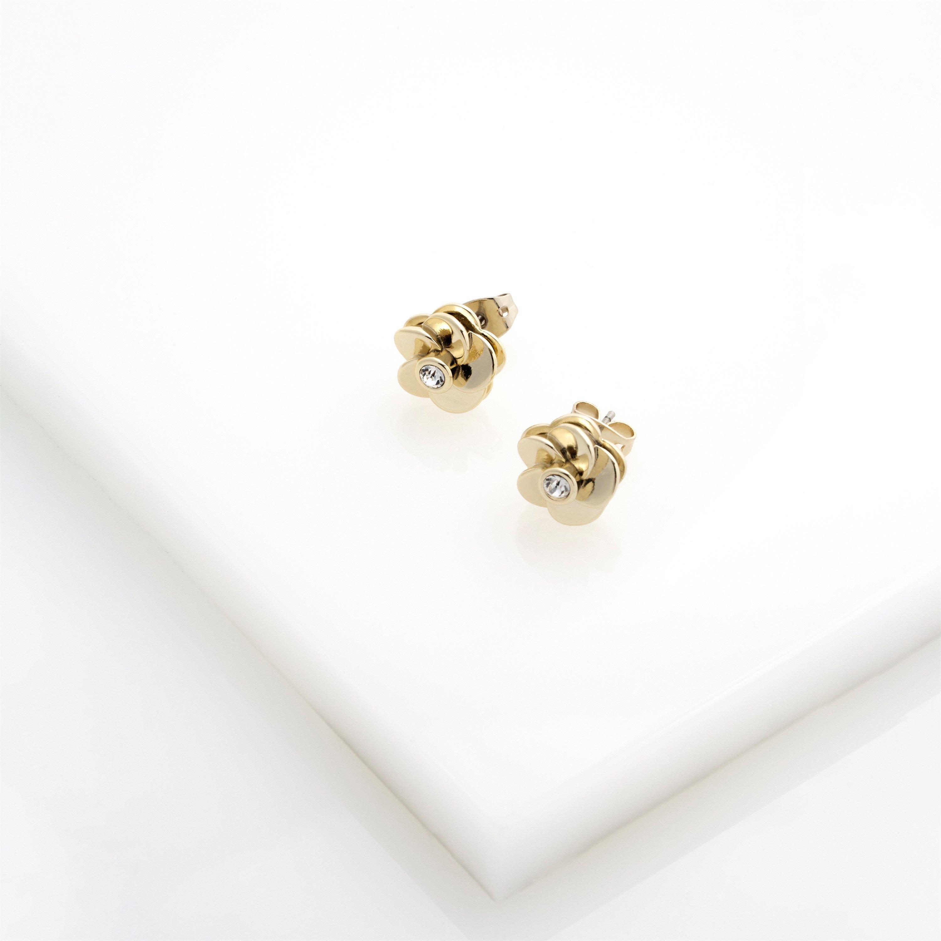Gold/Crystal - Ted Baker - Women's Pelipa Stud Earrings - 5