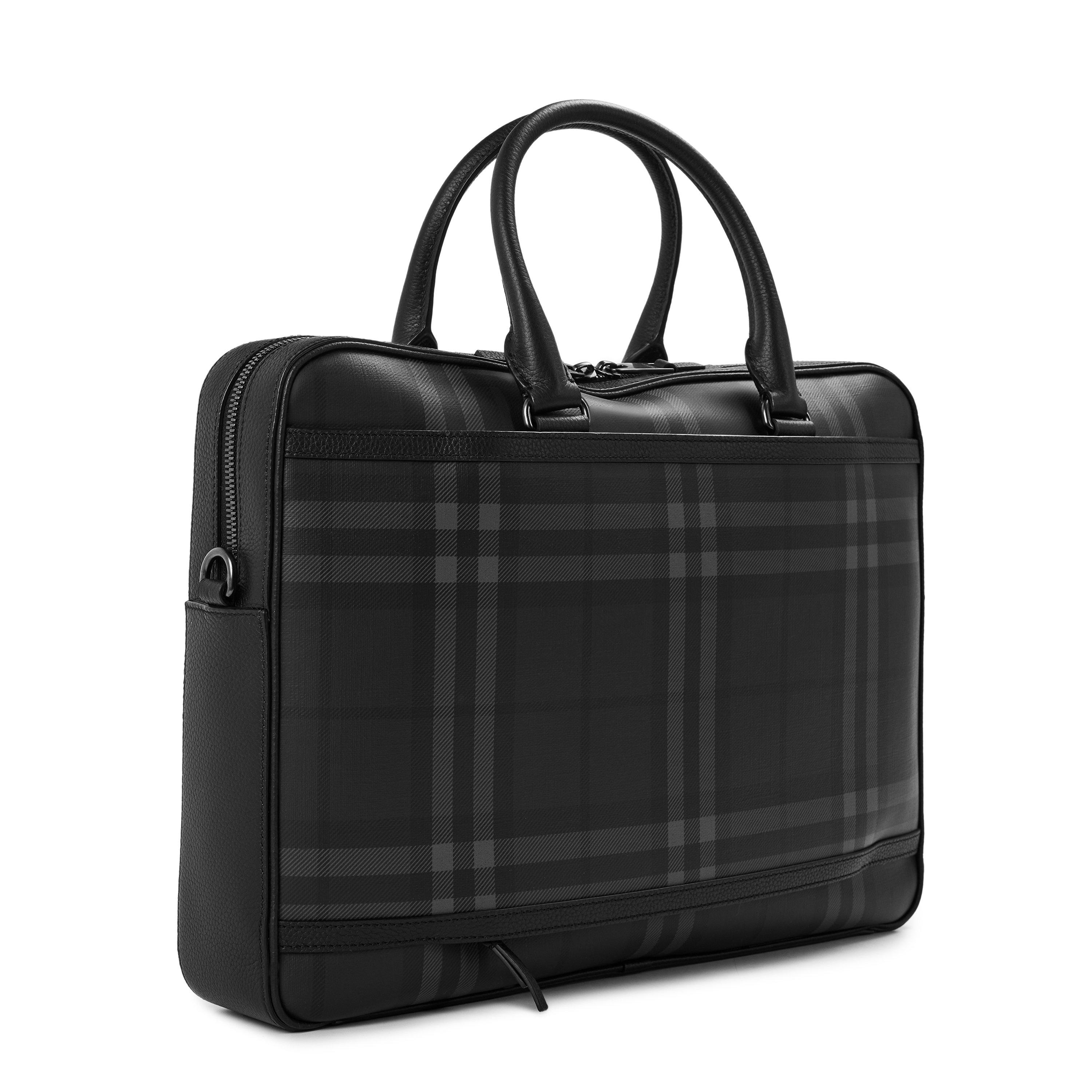 Iron - Burberry - Burb Check Briefcase Sn64 - 2