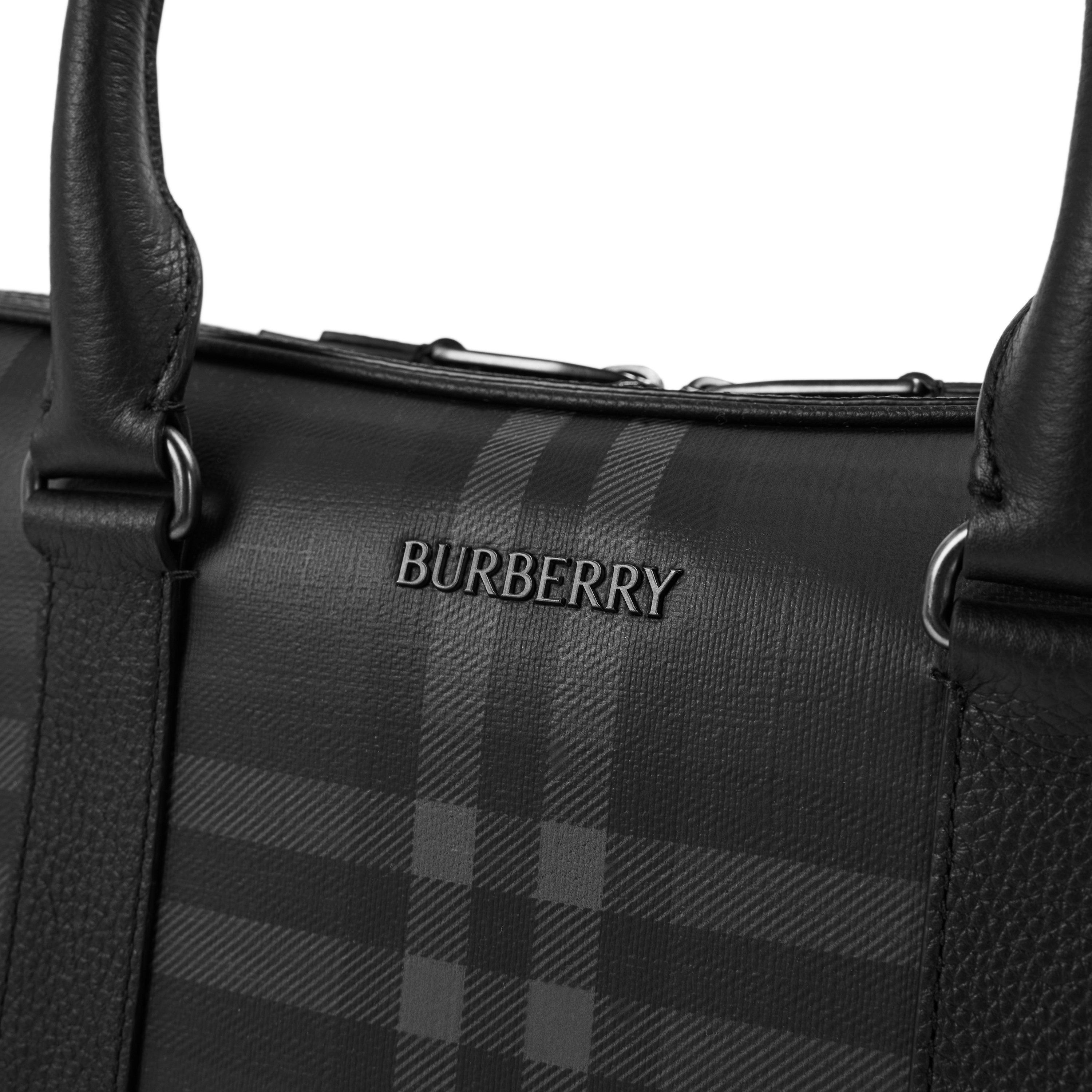 Iron - Burberry - Burb Check Briefcase Sn64 - 3