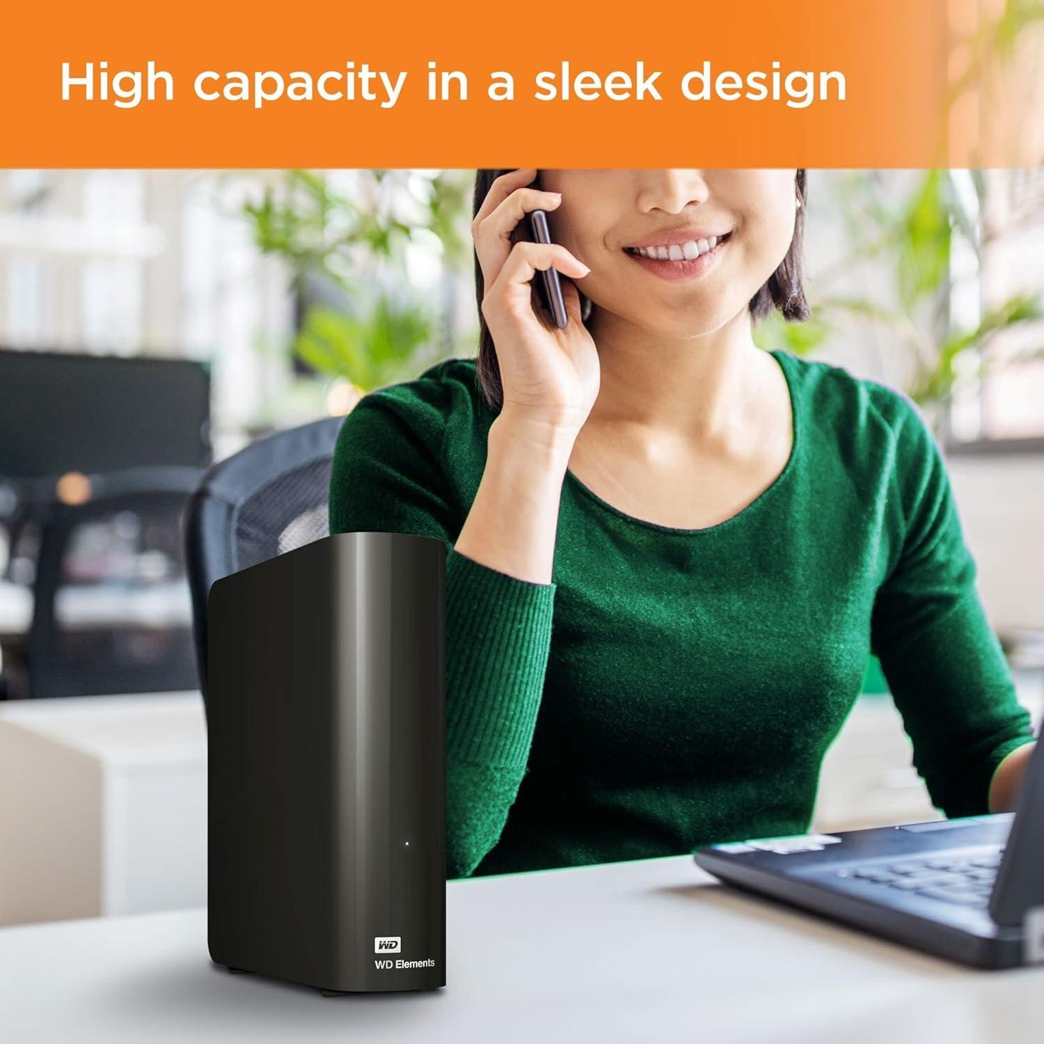 Black - Western Digital - WD 6TB Portable External Hard Drive - 3