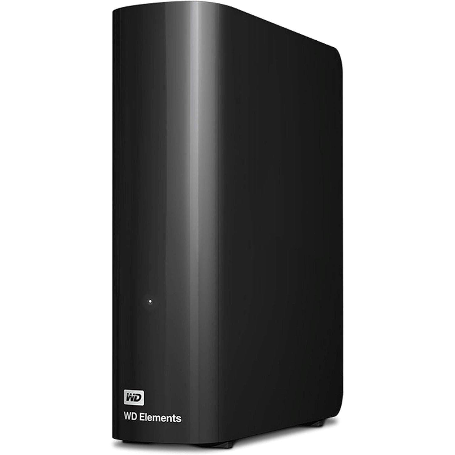 Western Digital Elements 8TB USB-A Desktop External Hard Drive - Black