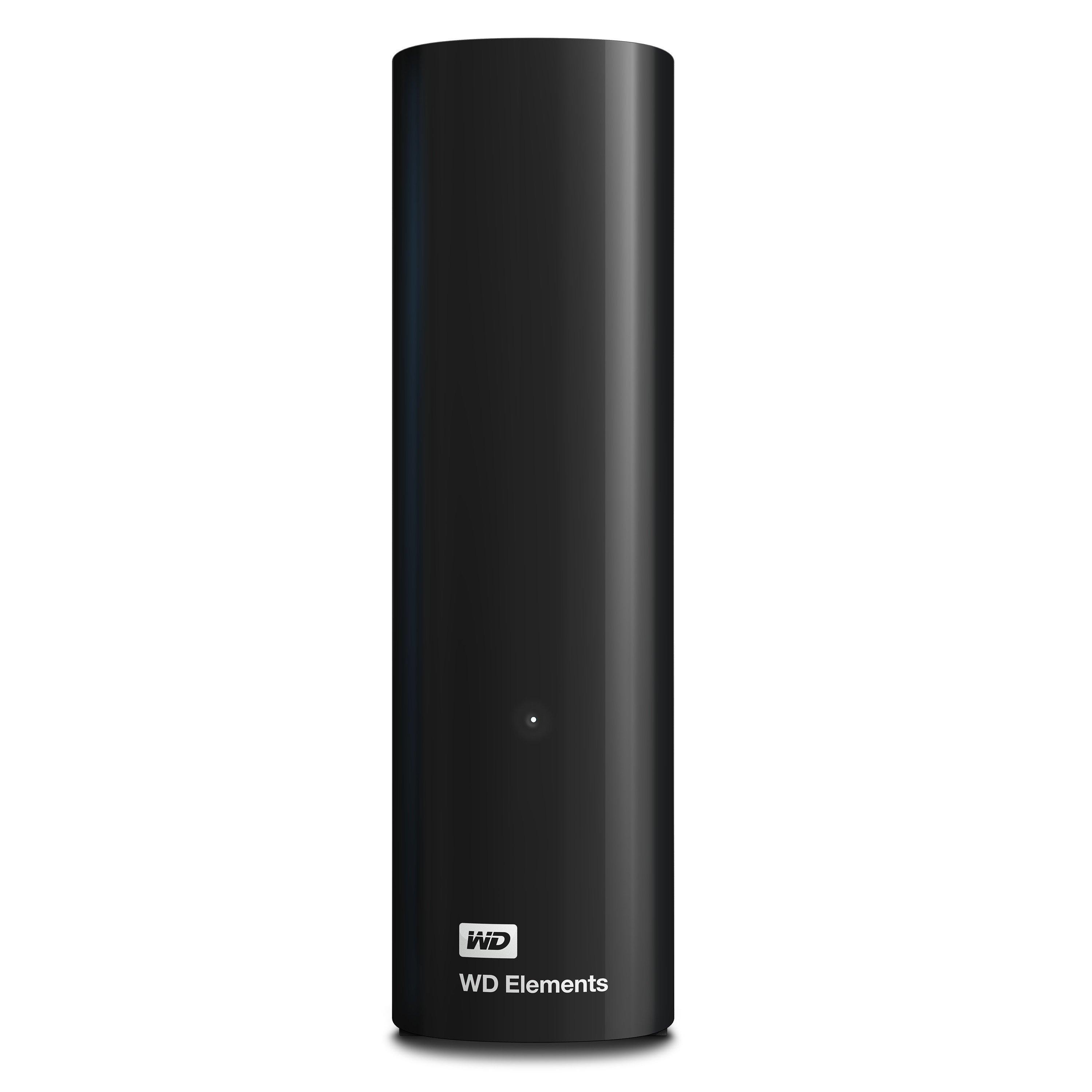 Black - Western Digital - Elements 8TB USB-A Desktop External Hard Drive - 6