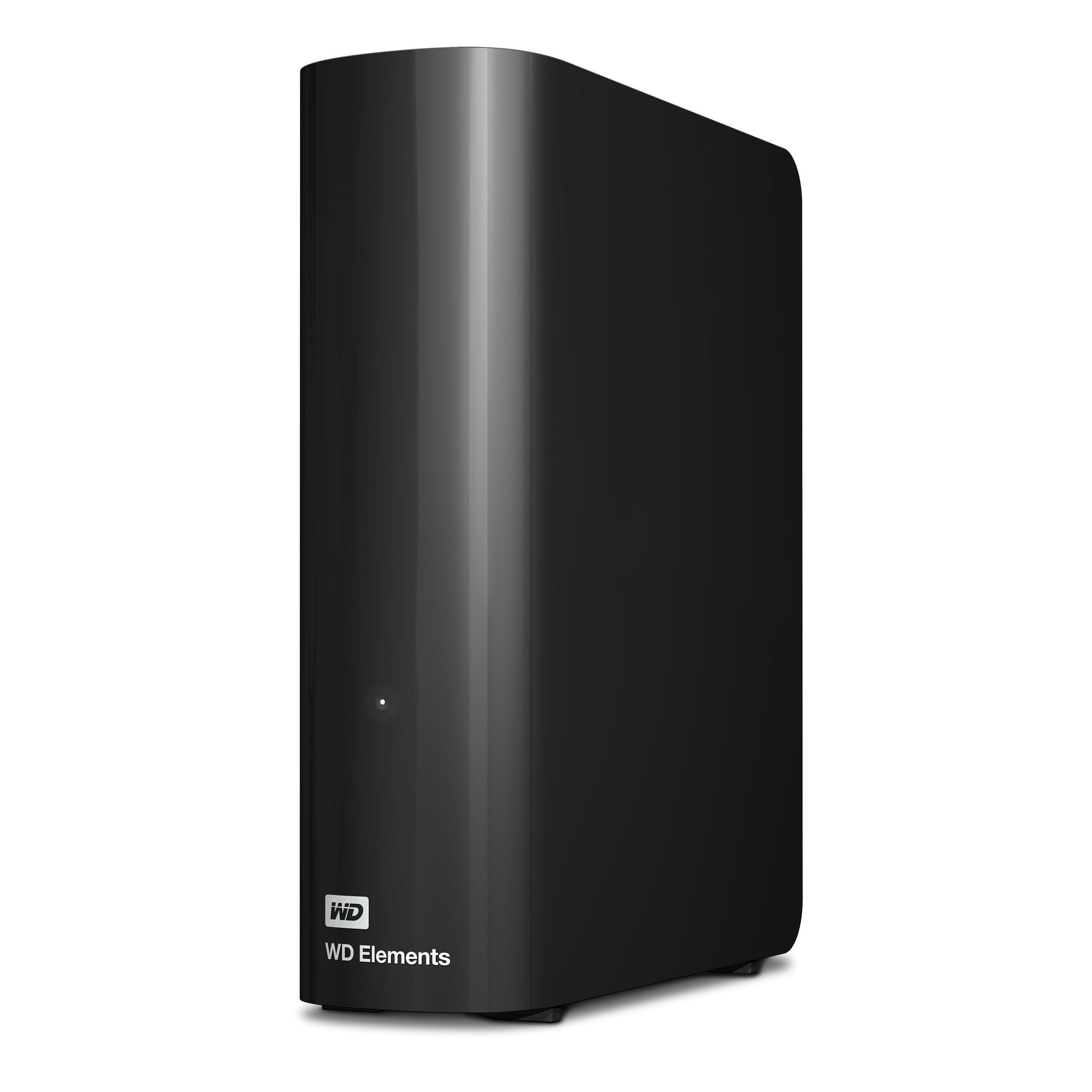 Black - Western Digital - Elements 8TB USB-A Desktop External Hard Drive - 9
