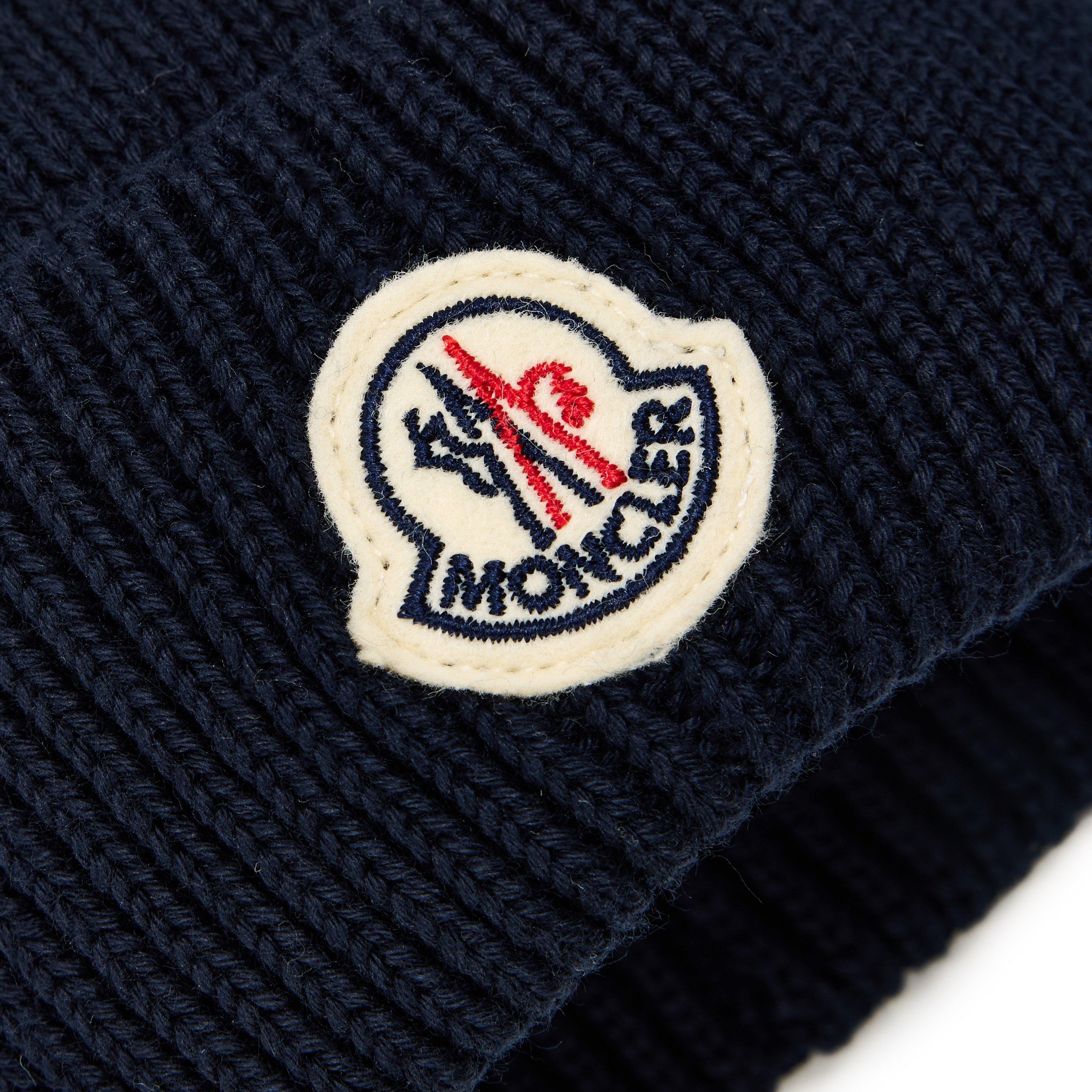 Blue 742 - Moncler - Moncler Logo Beanie Bb61 - 3