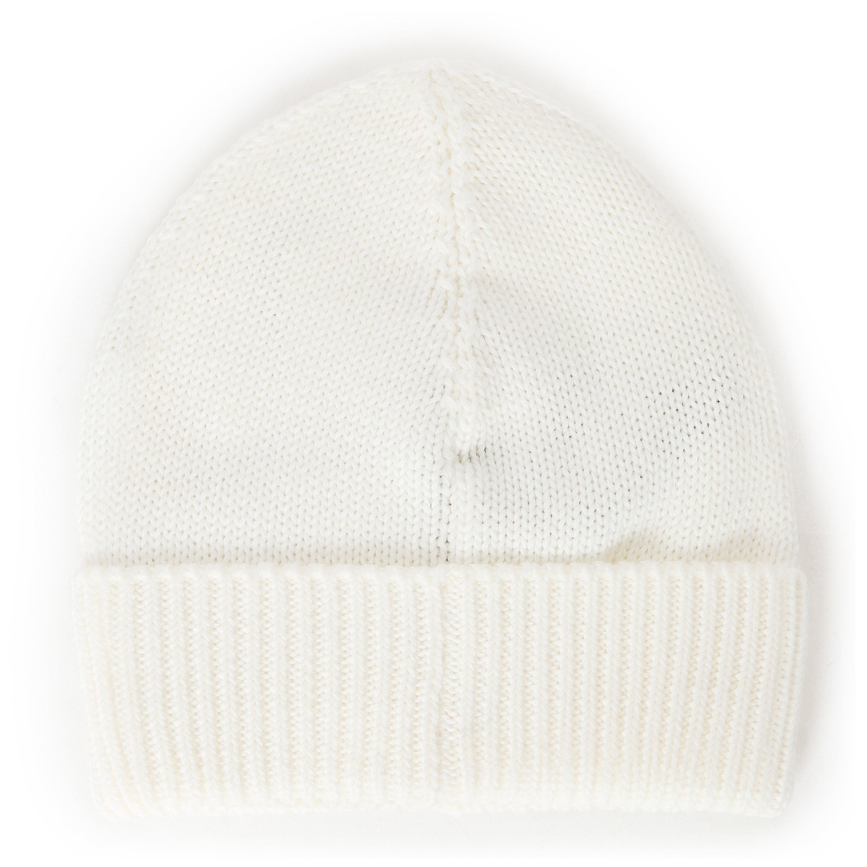 White 002 - Moncler - Logo Beanie - 2