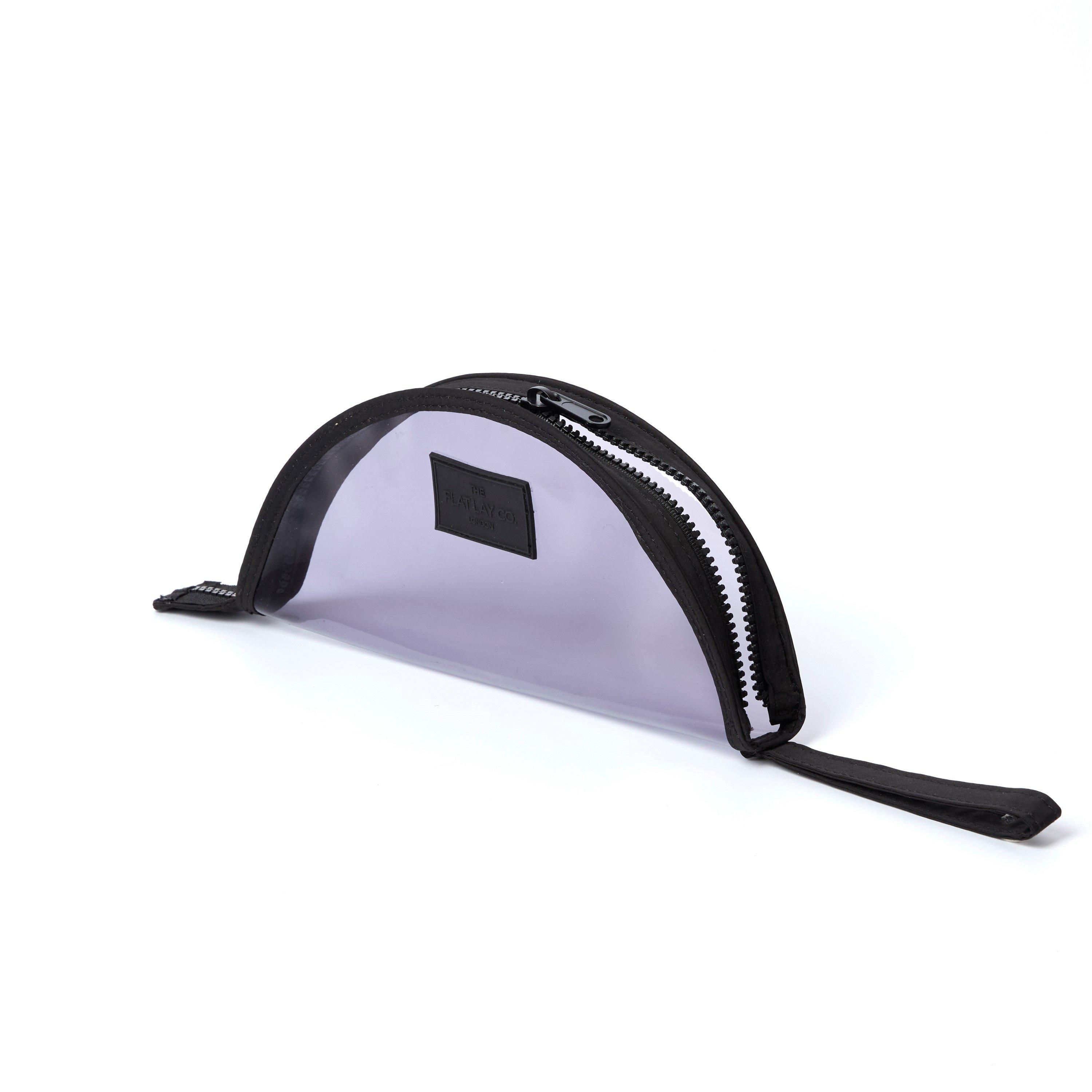 Black - The Flat Lay Co. - Lunar Flat Lay Makeup Pouch - Black - 2