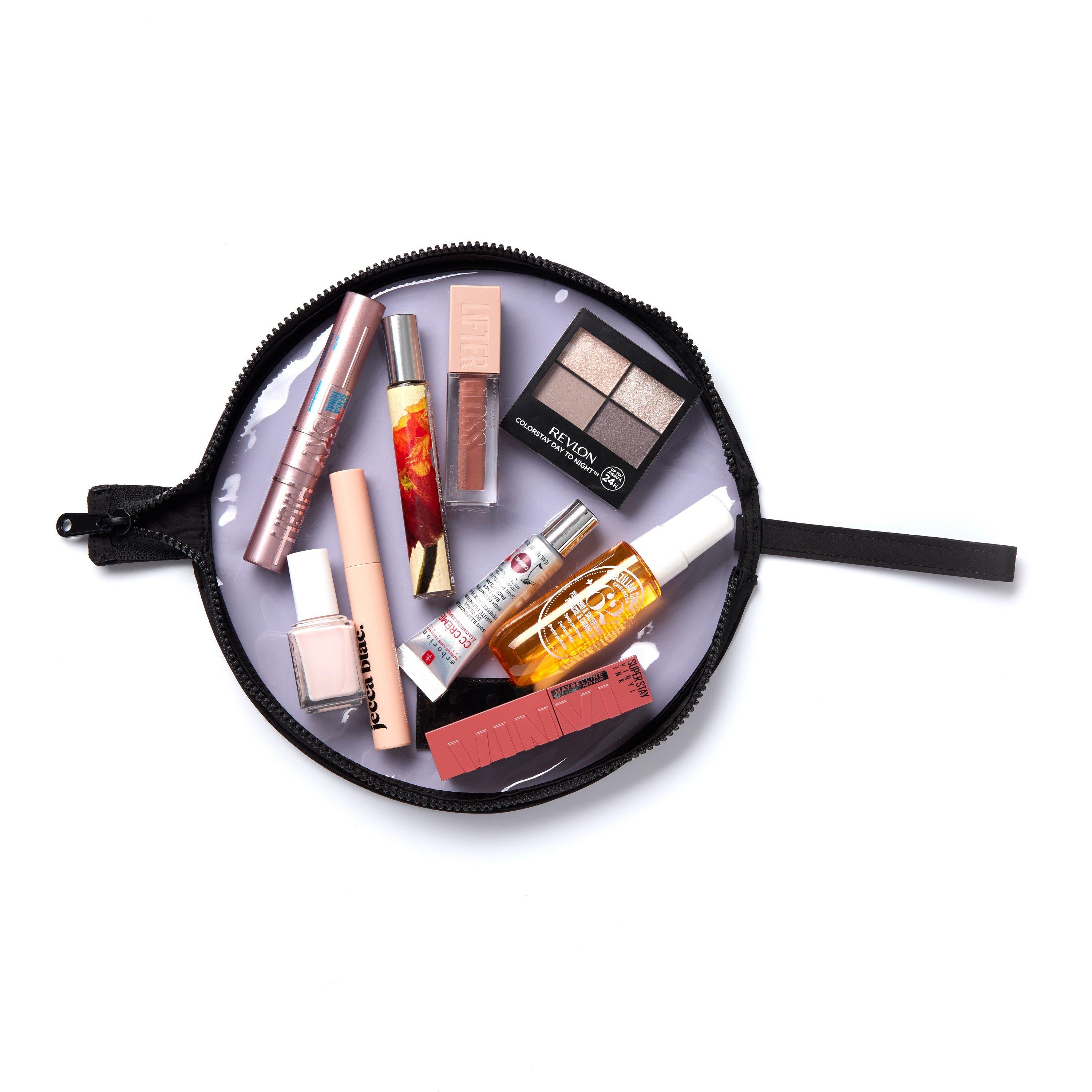 Black - The Flat Lay Co. - Lunar Flat Lay Makeup Pouch - Black - 6