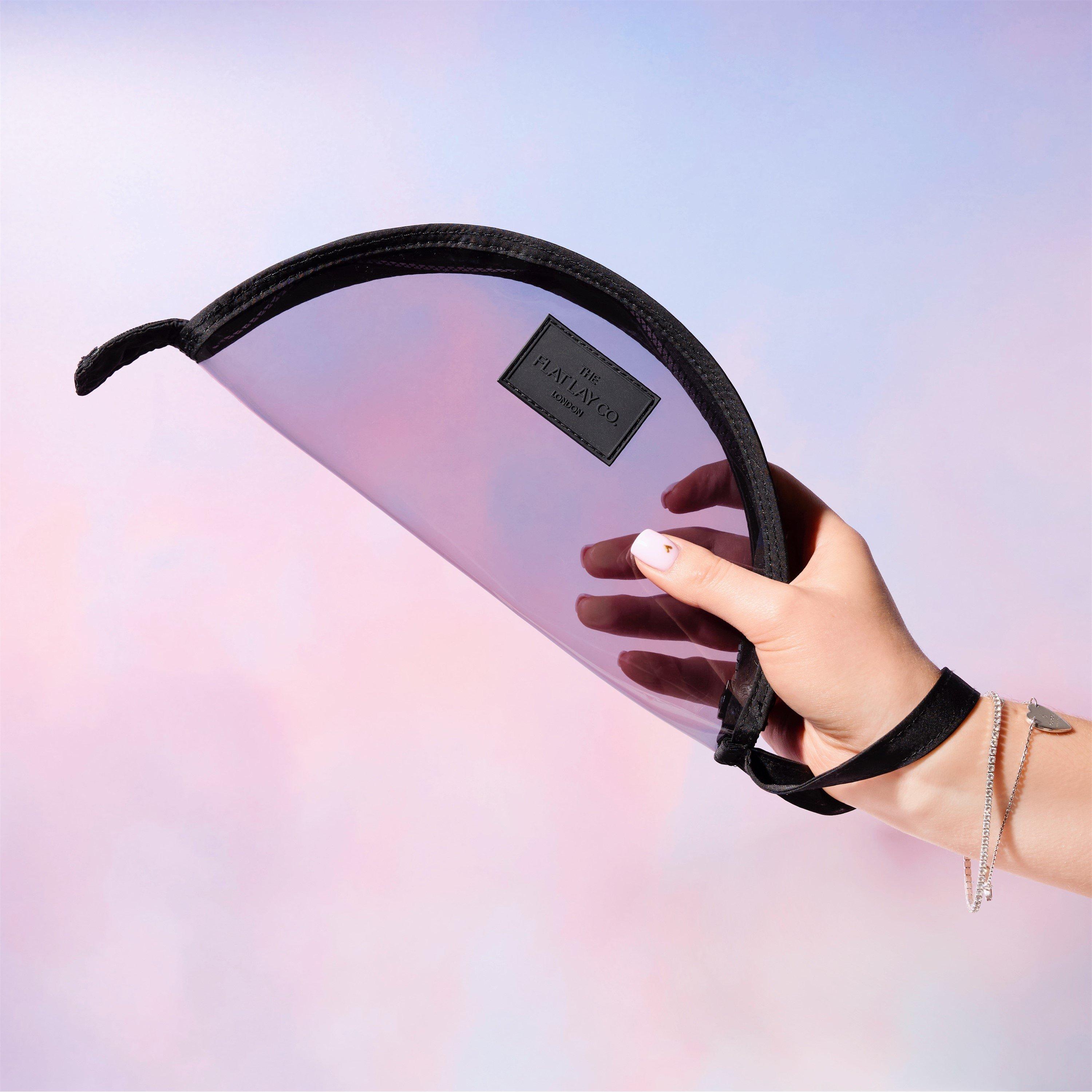 Black - The Flat Lay Co. - Lunar Flat Lay Makeup Pouch - Black - 8