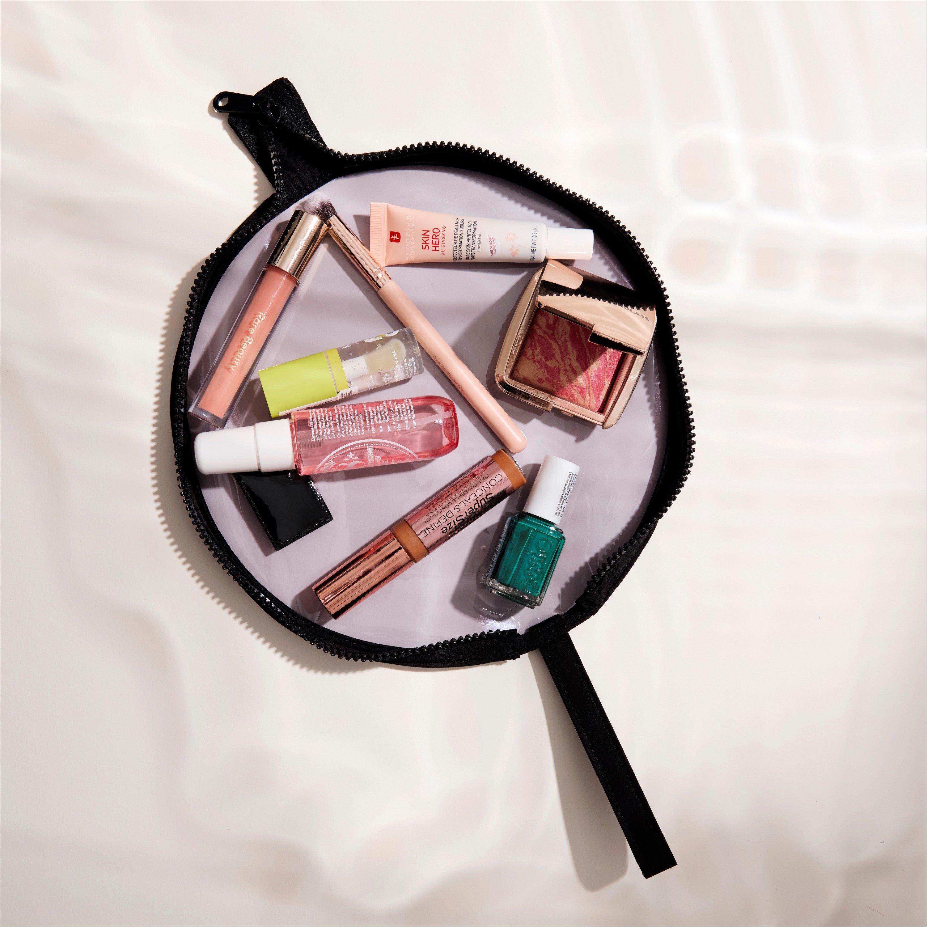 Black - The Flat Lay Co. - Lunar Flat Lay Makeup Pouch - Black - 9