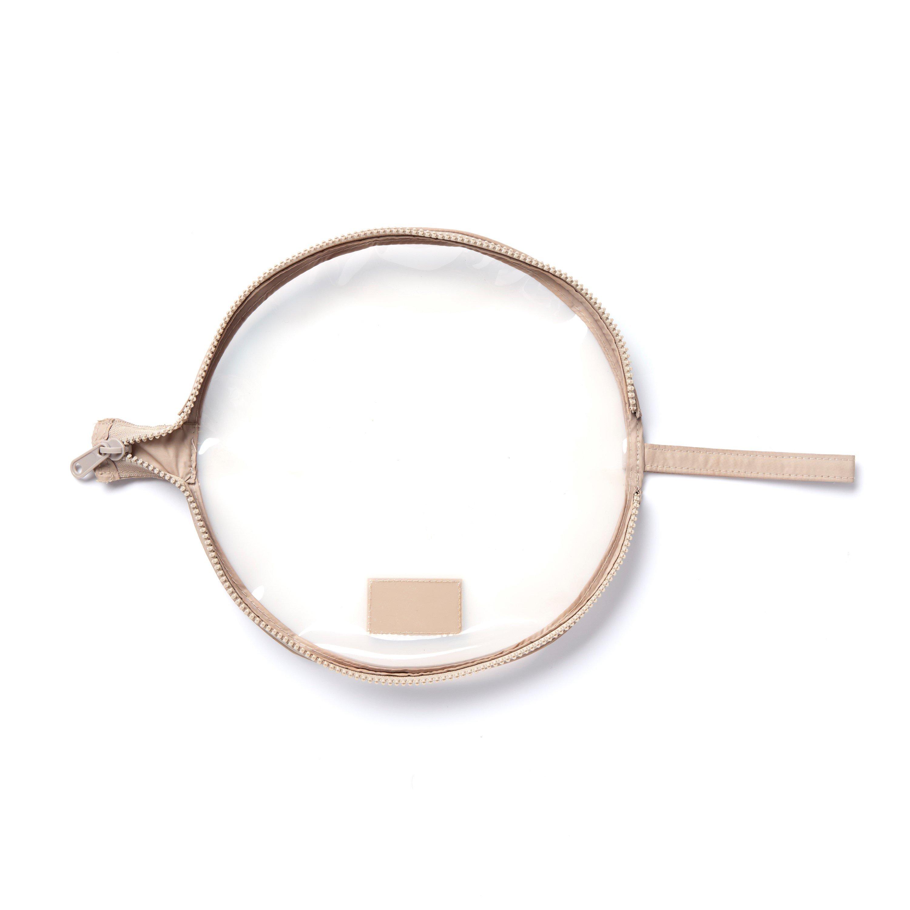 Taupe - The Flat Lay Co. - Lunar Flat Lay Makeup Pouch - Taupe - 5