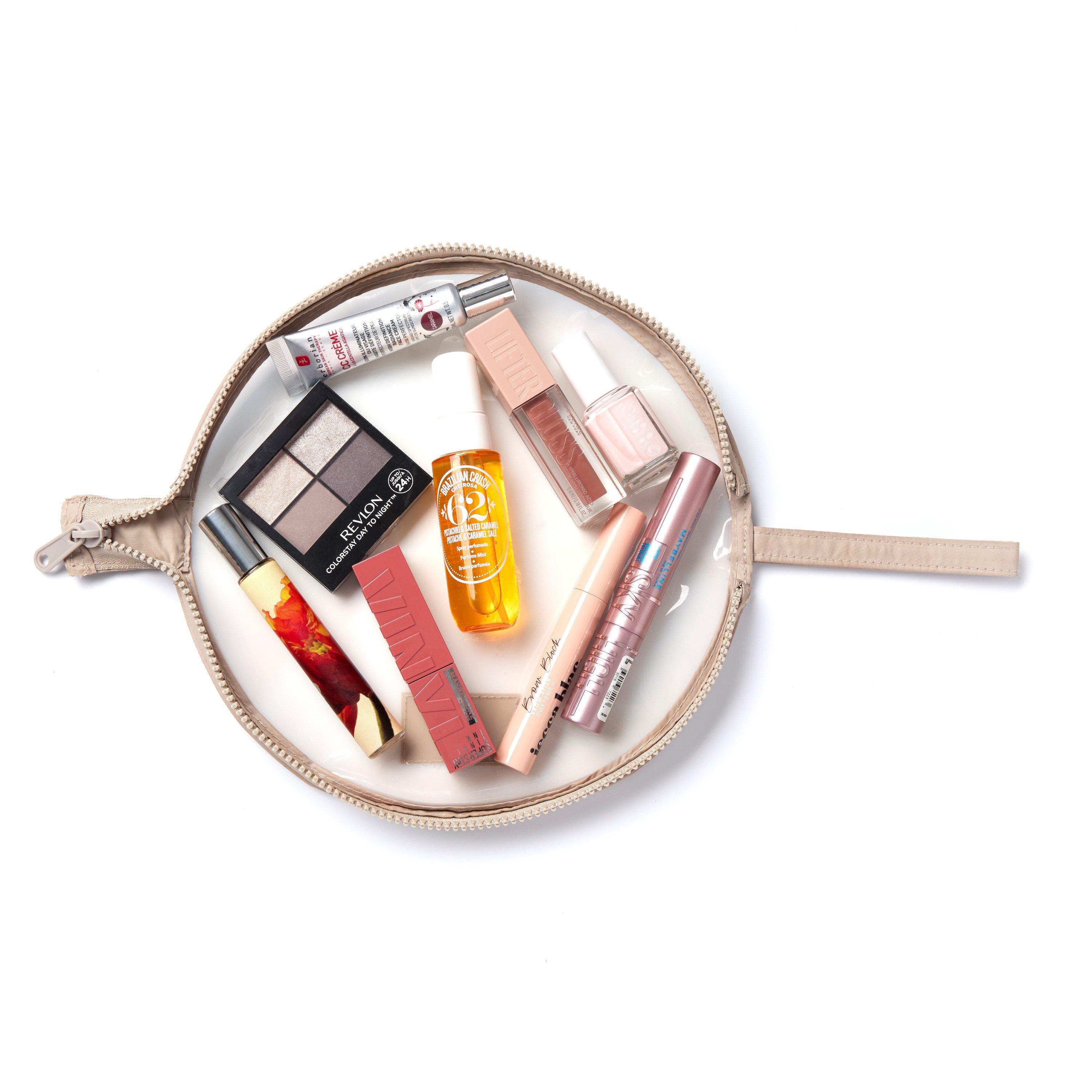 Taupe - The Flat Lay Co. - Lunar Flat Lay Makeup Pouch - Taupe - 6