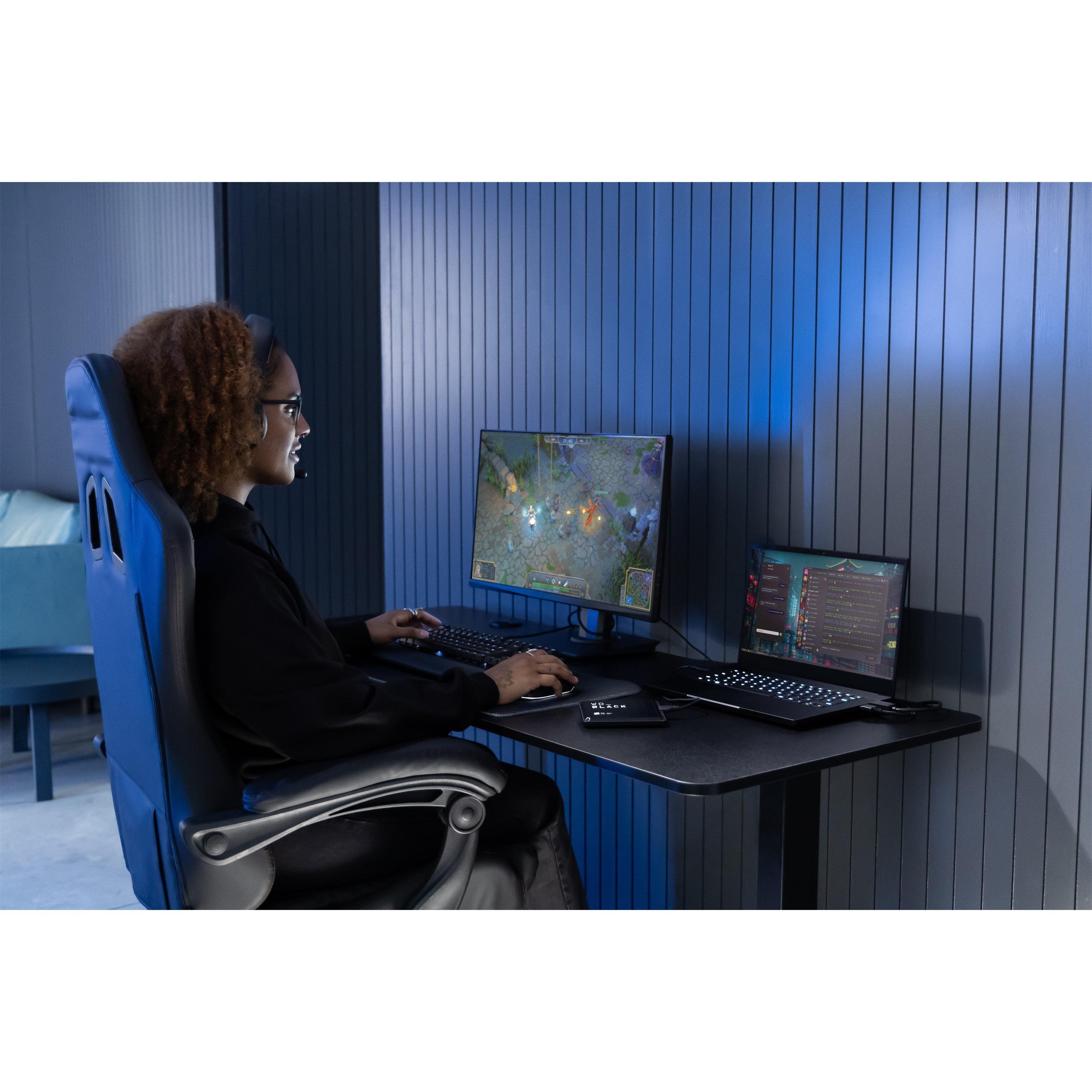 Noir - Western Digital - WD 4TB Portable Gaming Hard Drive - 4