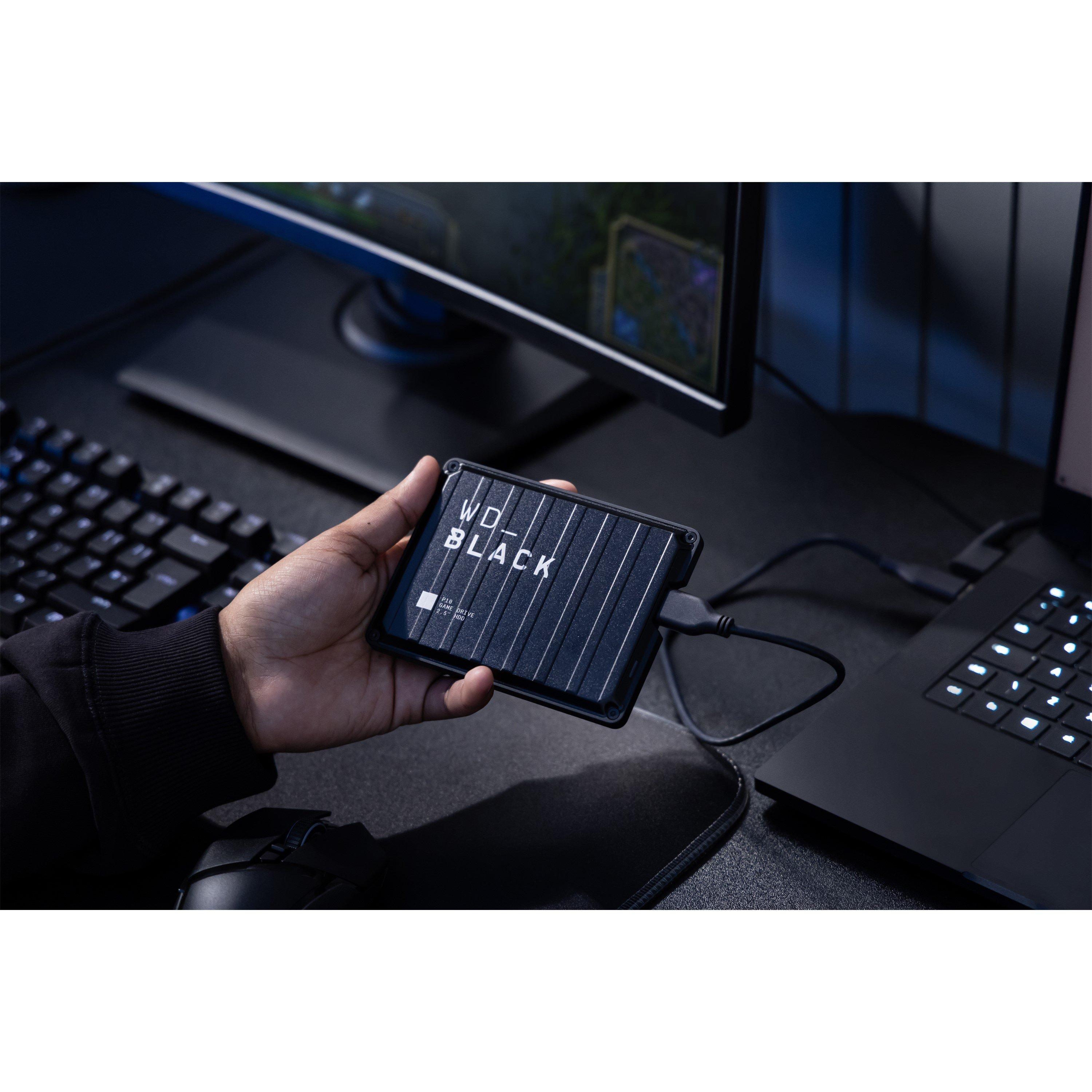 Noir - Western Digital - WD 4TB Portable Gaming Hard Drive - 5