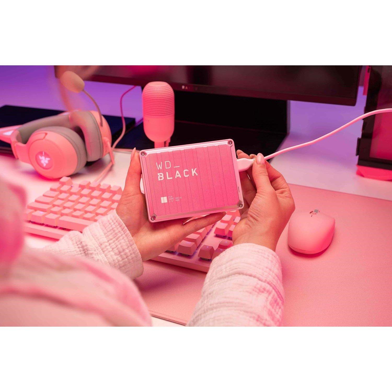 Rosa - Western Digital - WD_BLACK P10 4TB (Pink) Game Drive Portable External Hard Drive - 6