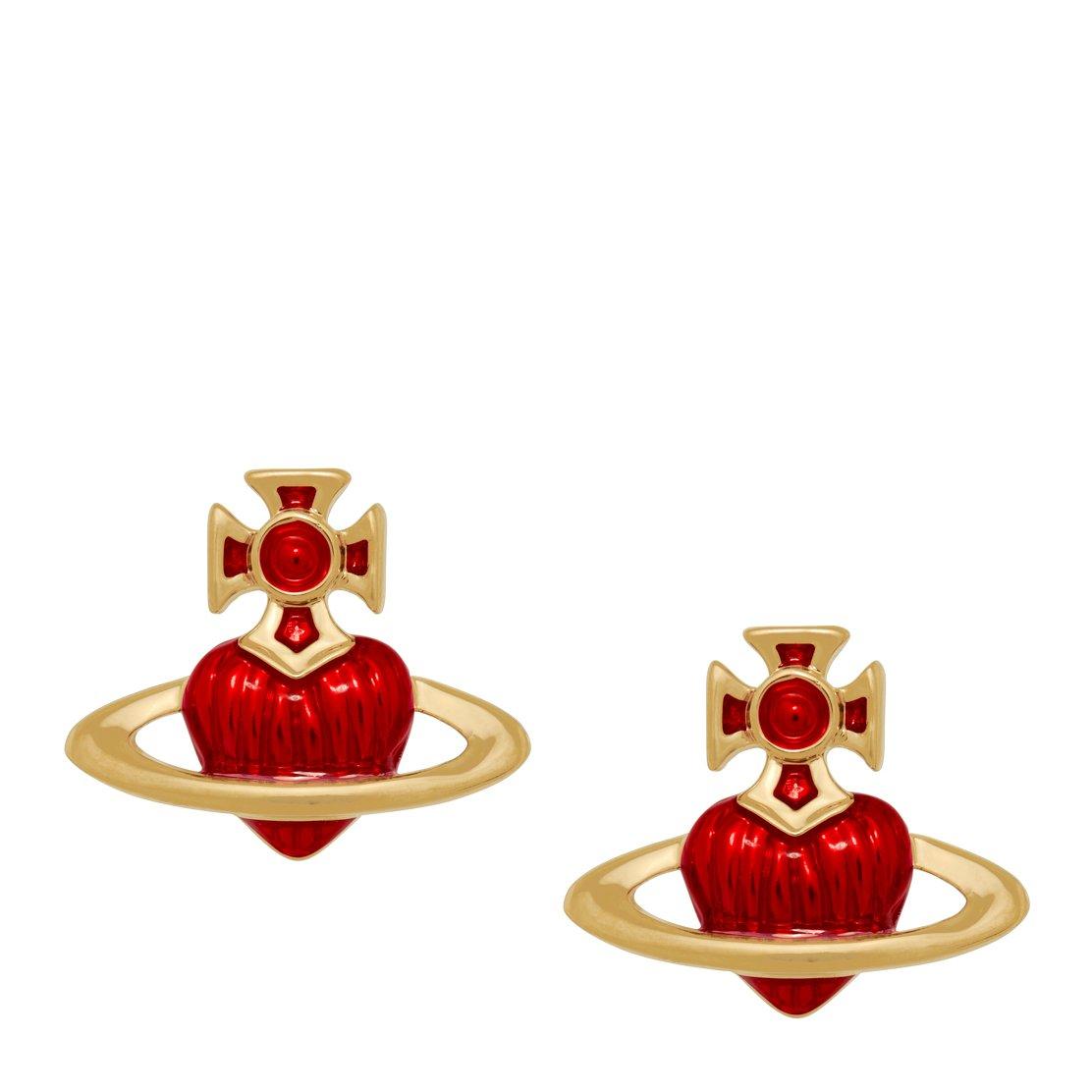 Gold/Red - Vivienne Westwood - Viv Fabianna Ear Ld62