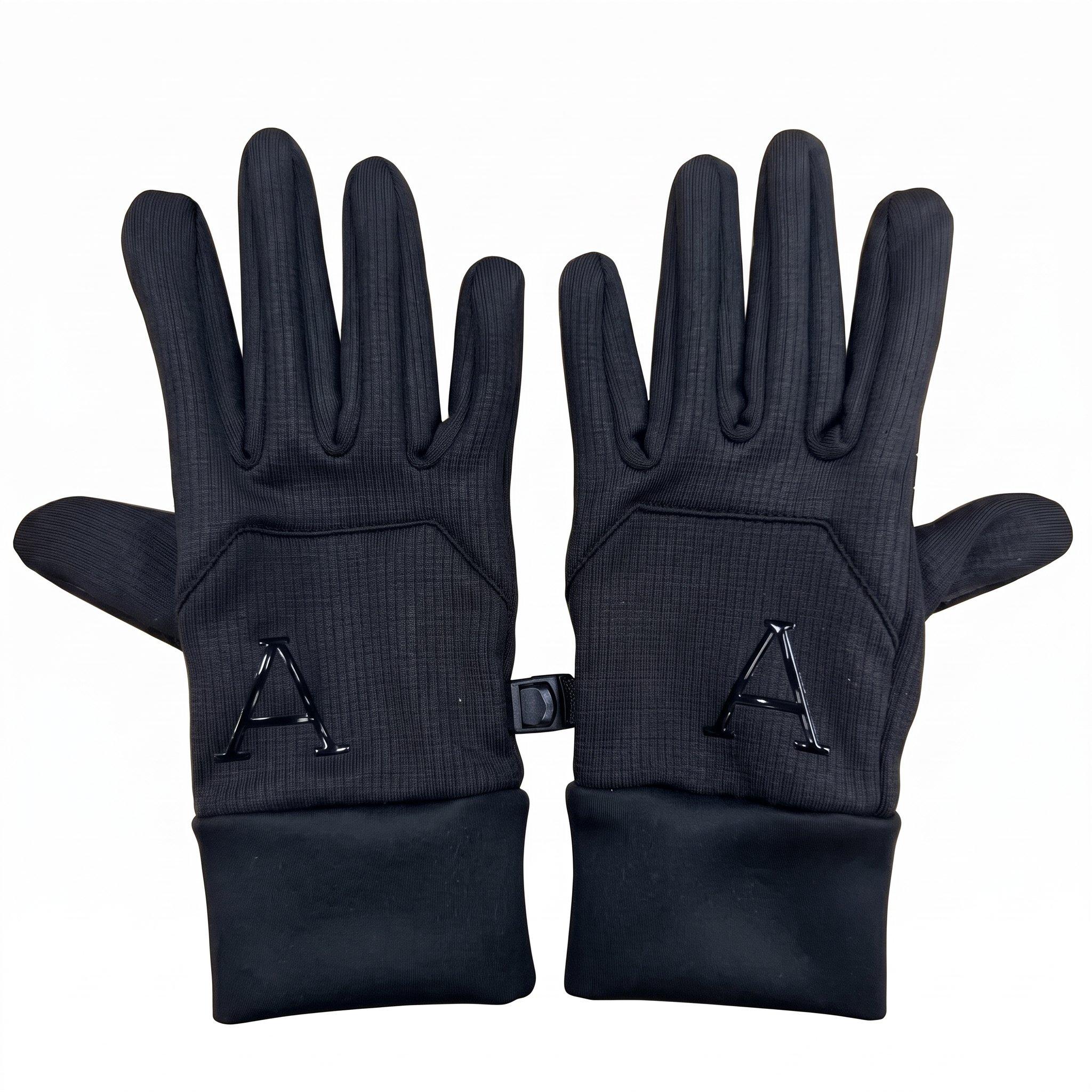 Black/Black - Arctic Army - Womens Fleece Weather Resistant Gloves - 1