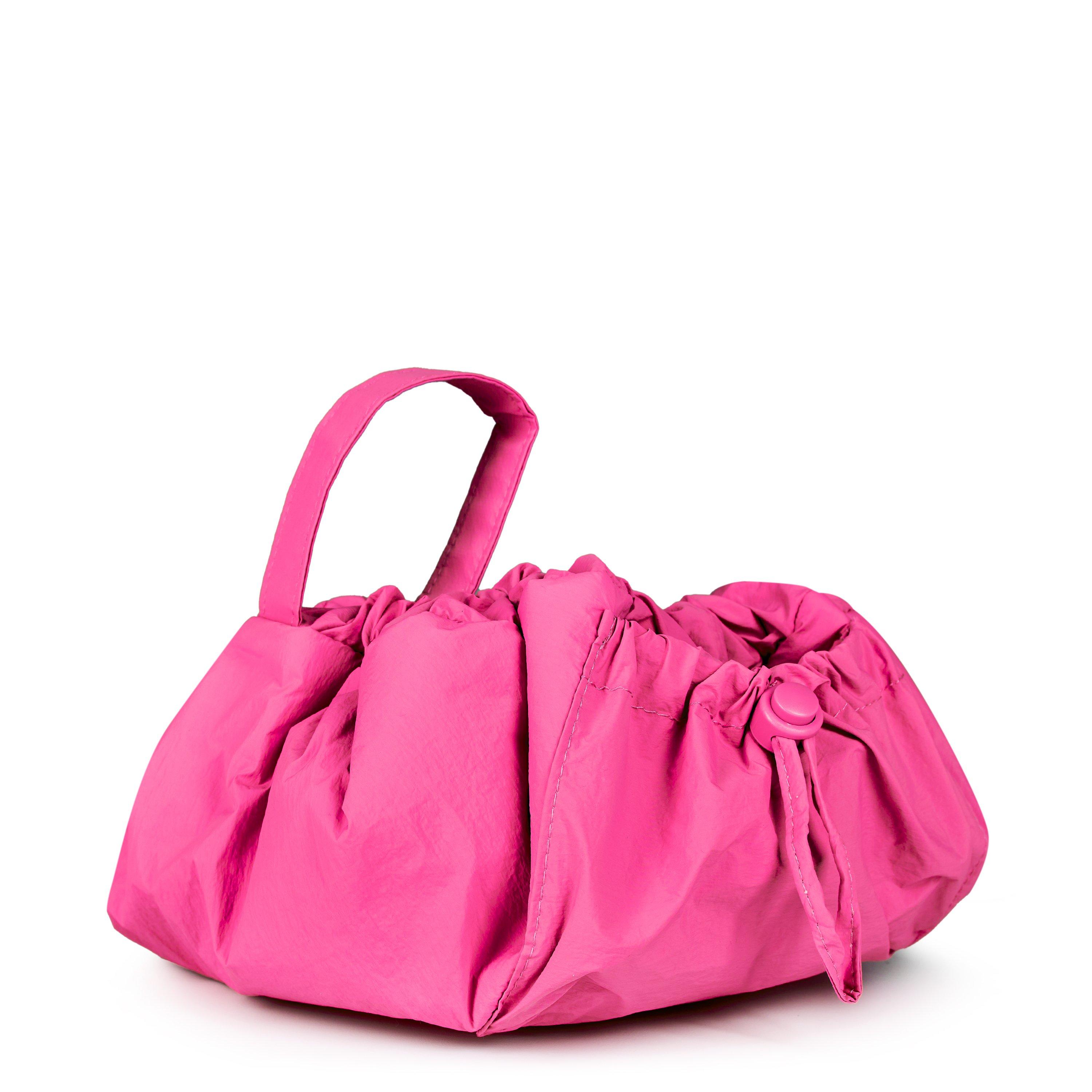 Pink Parachute - The Flat Lay Co. - Drawstring Flat Lay Makeup Bag - Pink Parachute - 2