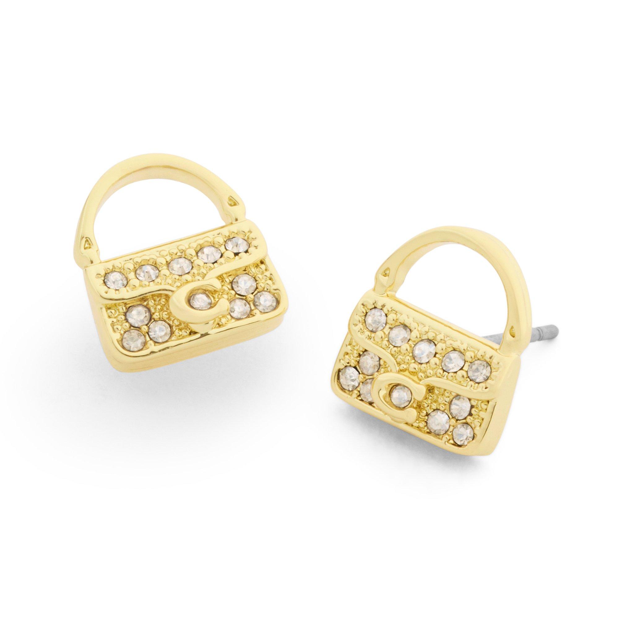 crystal - Coach - COACH TABBY STUD EARRINGS - 3