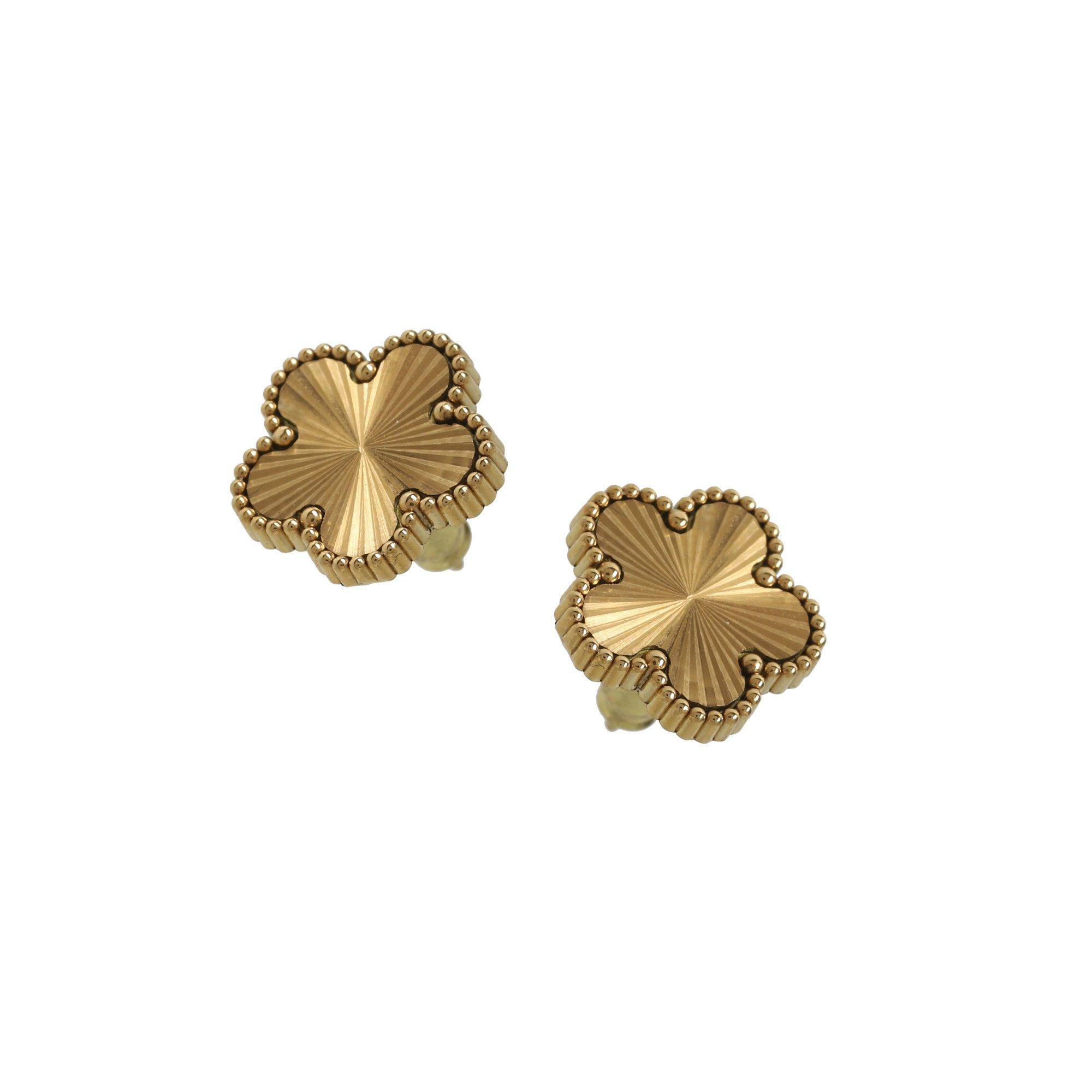 Zlato - Miso - Clover Stud Earrings - 2