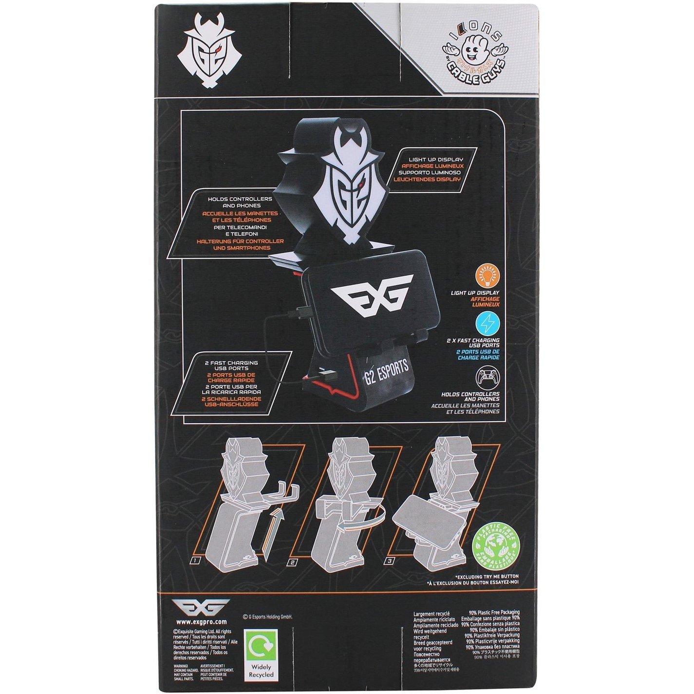 Meerkleurig - Cable Guys - G2 Phone & Device Light Up Charge Stand - 2