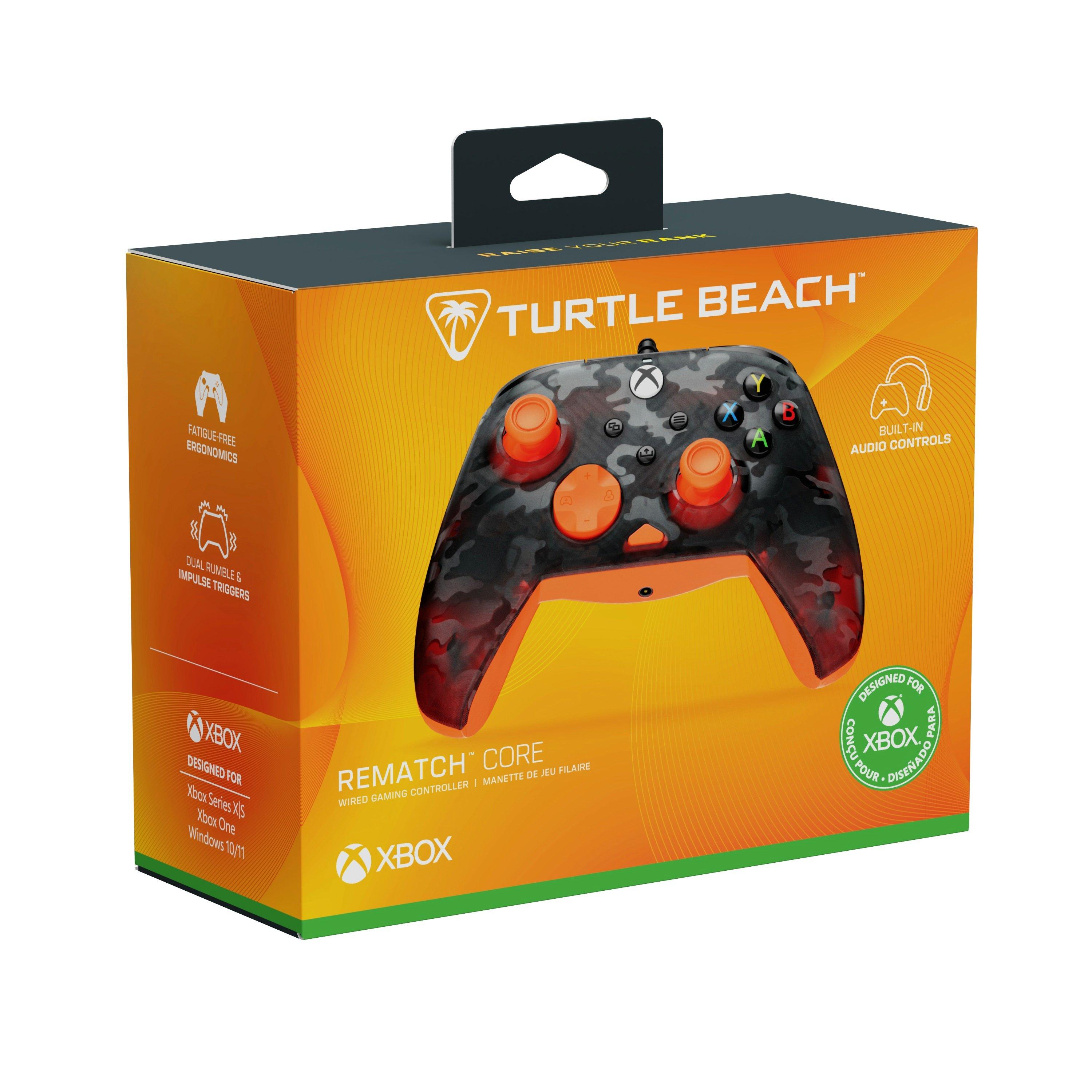 Zwart - Turtle Beach - XBS Turtle Beach Rematch Core Xbox Black Camo Orange - 1