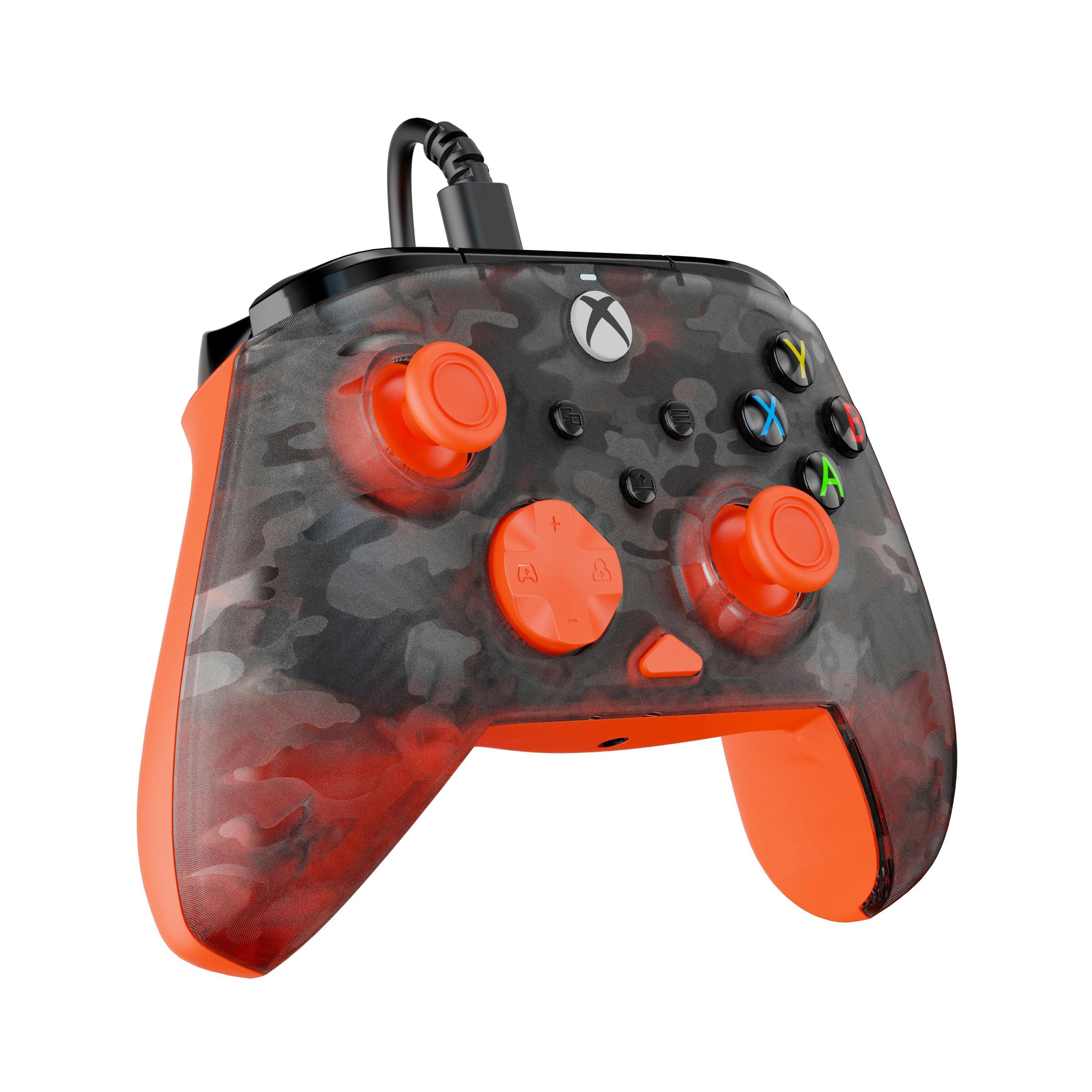 Zwart - Turtle Beach - Turtle Beach Rematch Core Xbox Black Camo Orange - 3