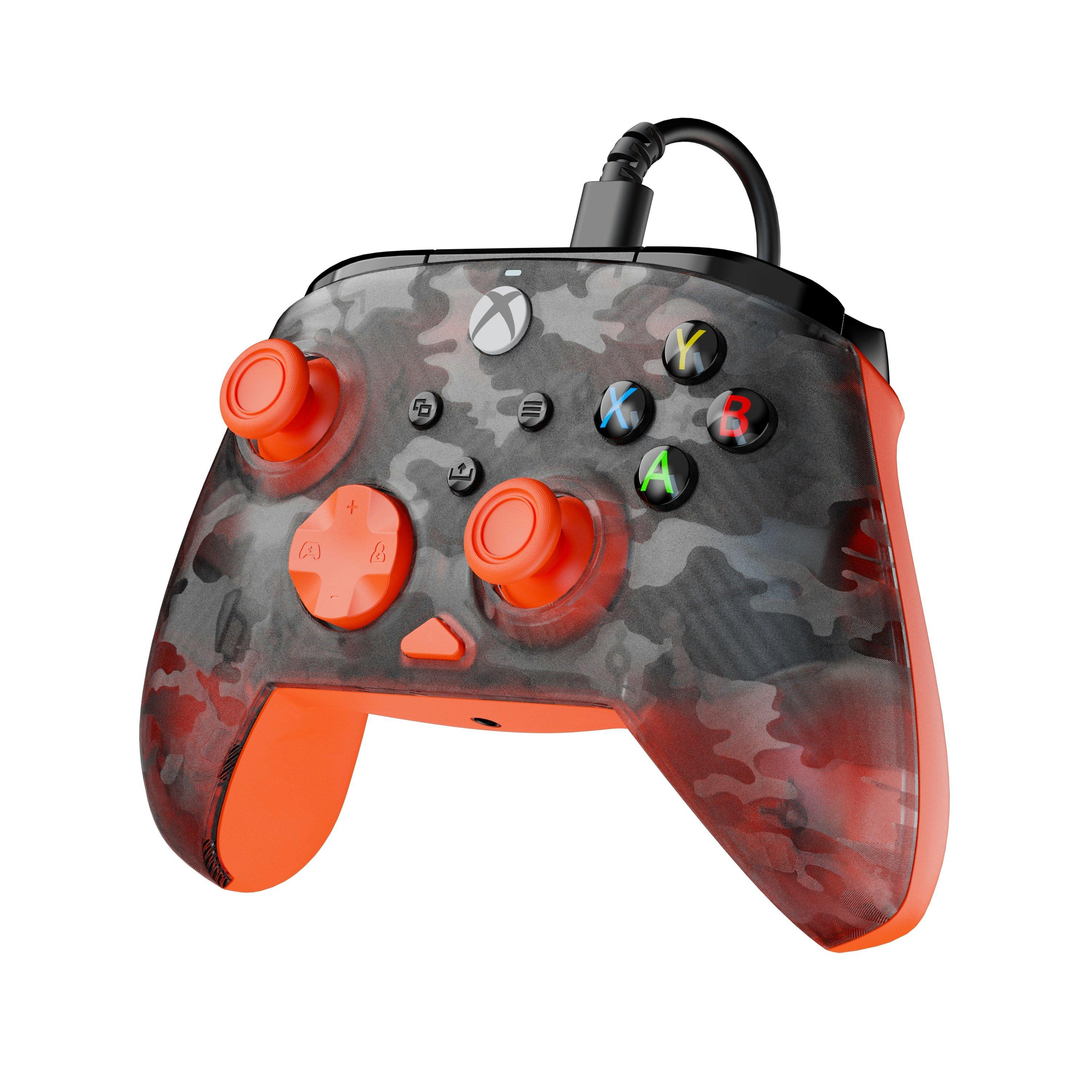 Zwart - Turtle Beach - Turtle Beach Rematch Core Xbox Black Camo Orange - 4