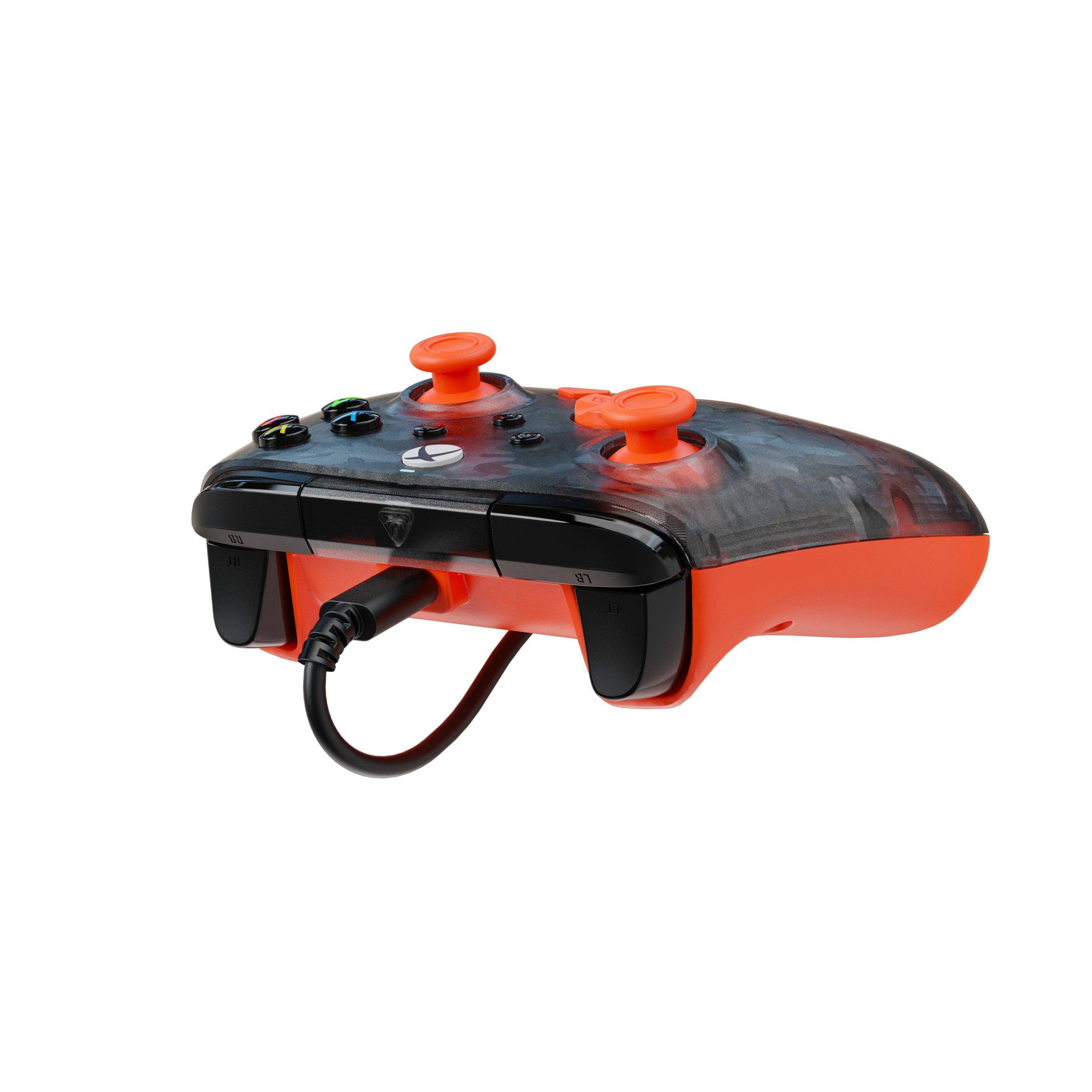 Zwart - Turtle Beach - Turtle Beach Rematch Core Xbox Black Camo Orange - 6