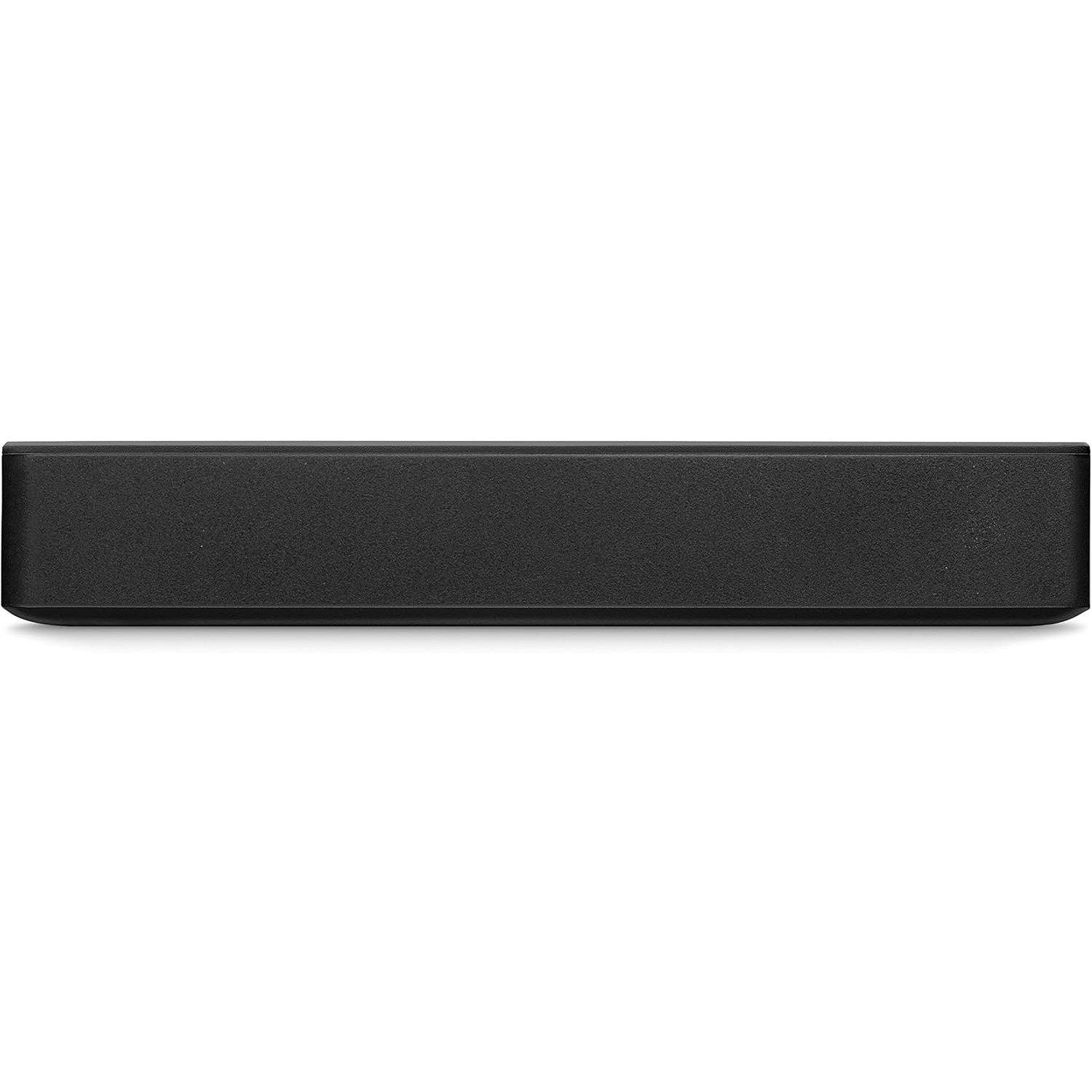 Black - Seagate - Drive 5TB External Hard Drive Dark Grey for PC Laptop and Mac - 3